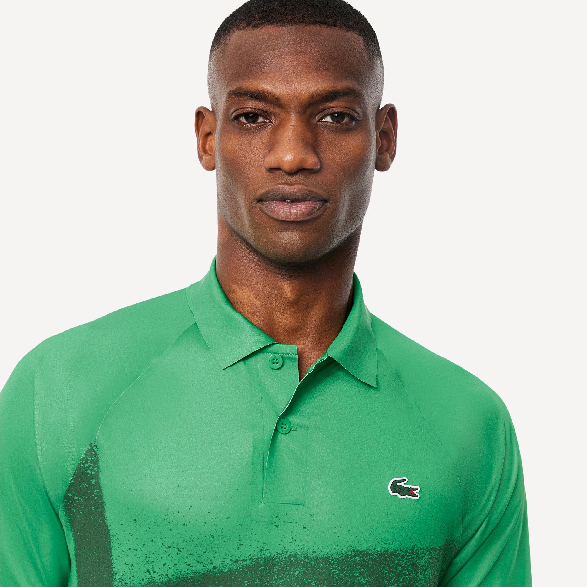 Lacoste x Novak Djokovic Men's On Court Ultra Dry Tennis Polo - Green (3)