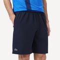 Lacoste x Novak Djokovic Men's Technical Woven 8-Inch Tennis Shorts - Dark Blue (1)