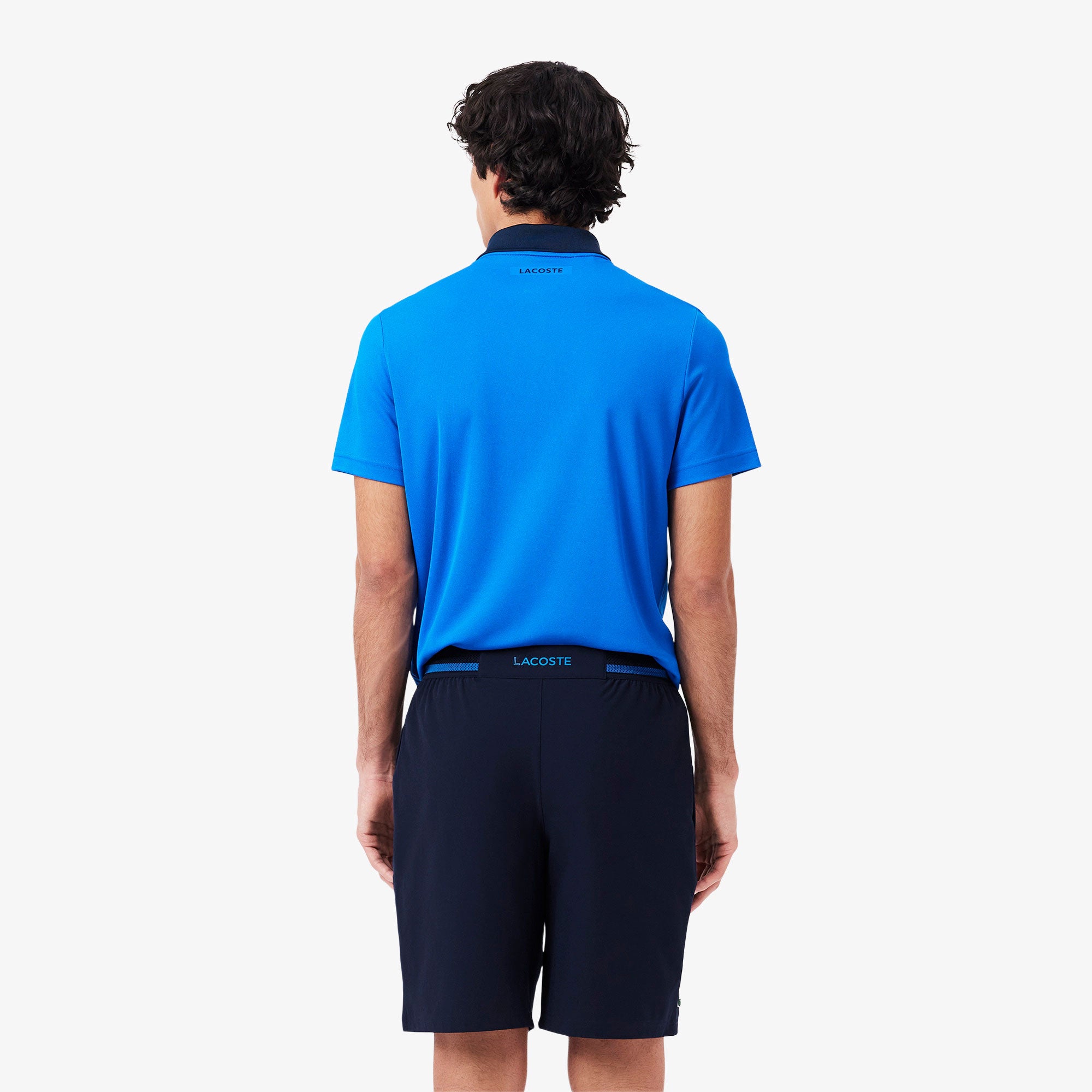 Lacoste x Novak Djokovic Men's Technical Woven 8-Inch Tennis Shorts - Dark Blue (4)