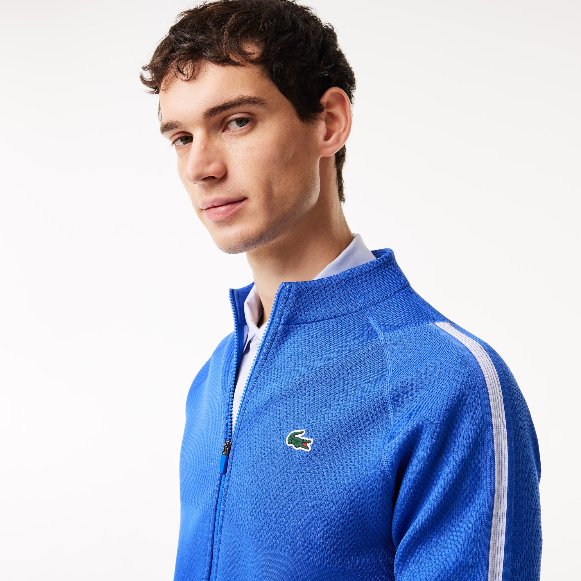 Lacoste x Novak Djokovic Men's Tennis Jacket - Blue (3)