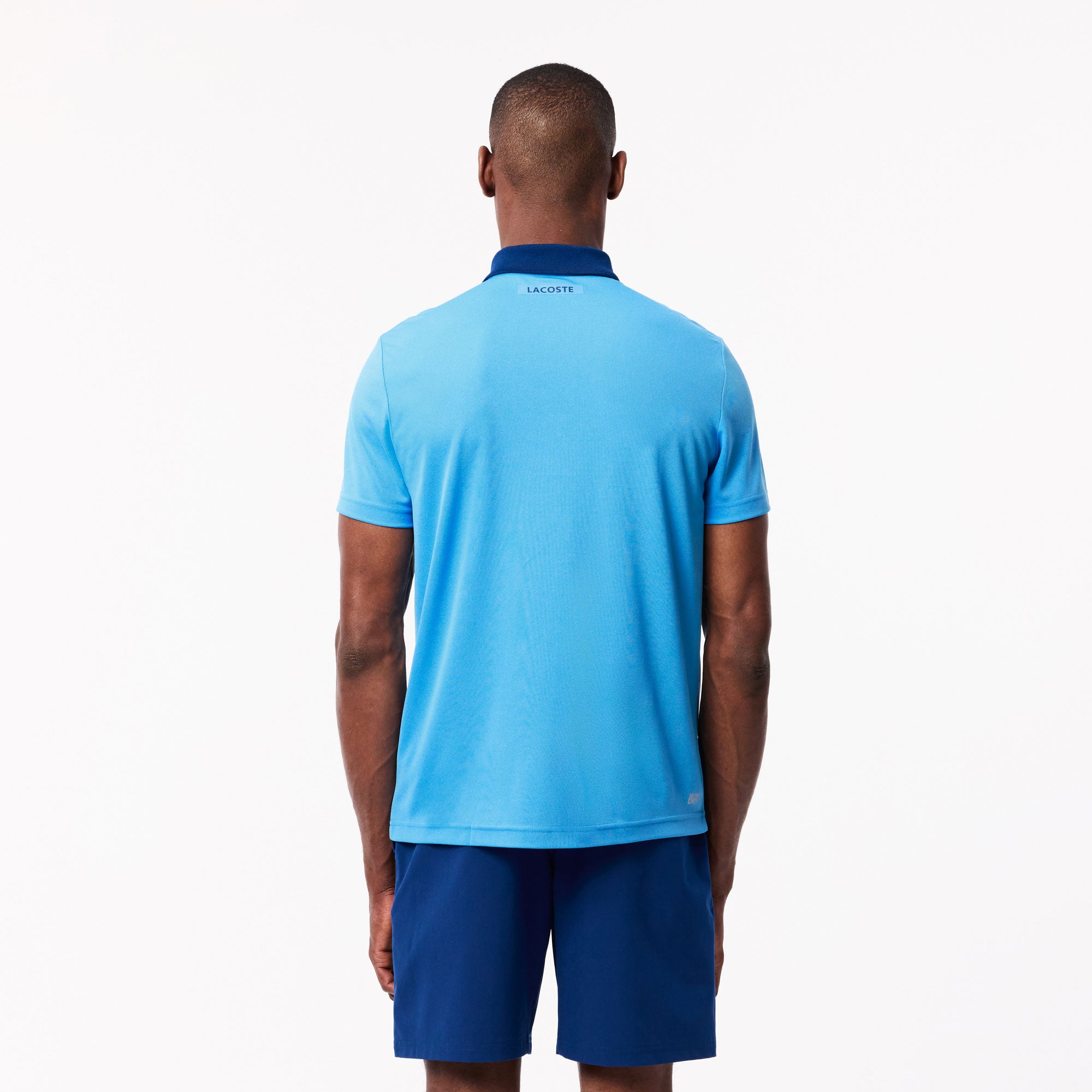 Lacoste x Novak Djokovic Men's Tennis Polo - Blauw (2)