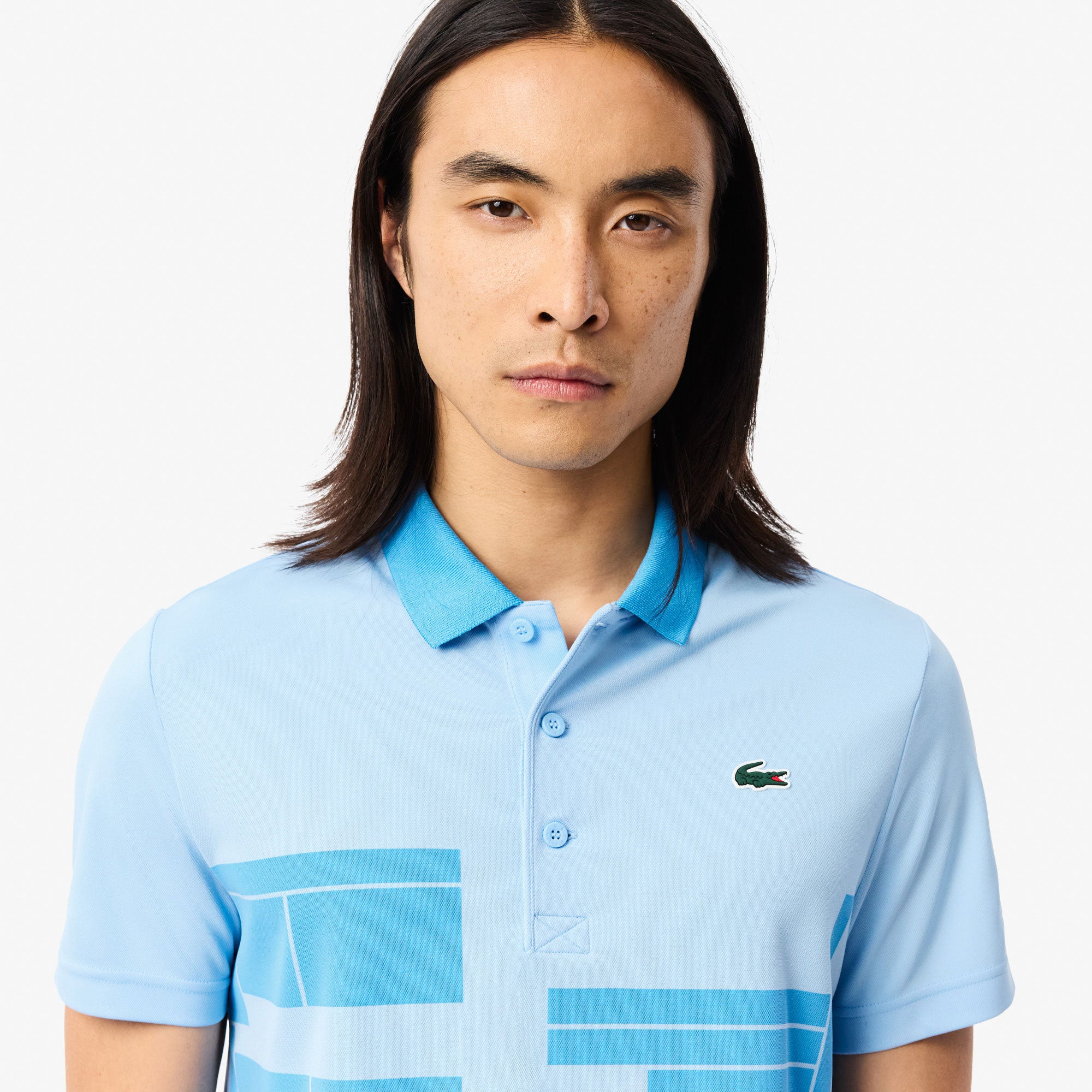 Lacoste x Novak Djokovic Men's Tennis Polo - Blue (3)