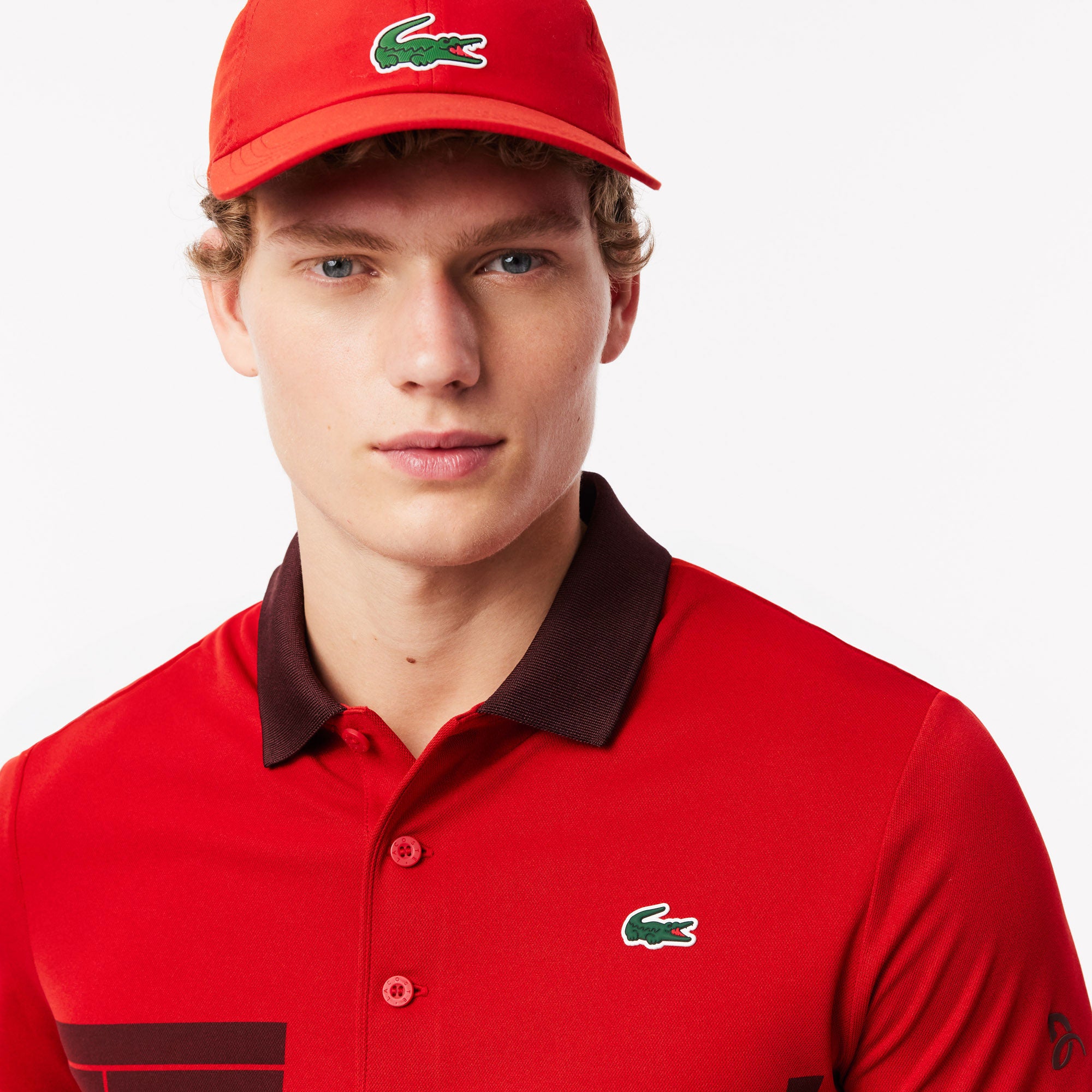 Lacoste x Novak Djokovic Men's Tennis Polo - Red (3)