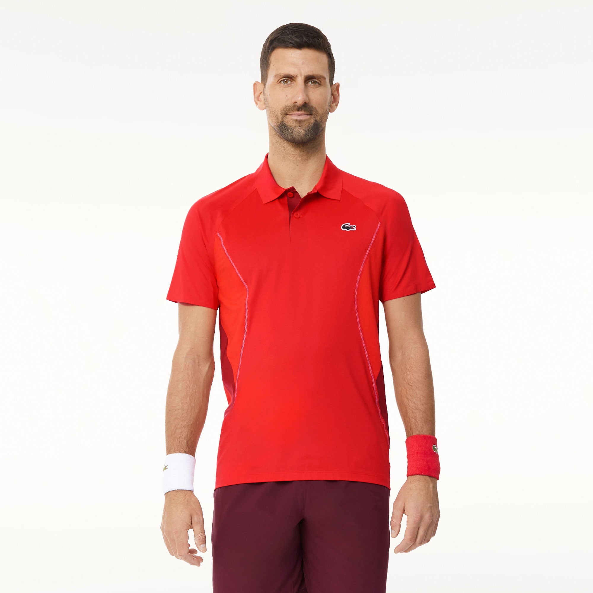 Lacoste x Novak Djokovic Men's Tennis Polo - Red (1)