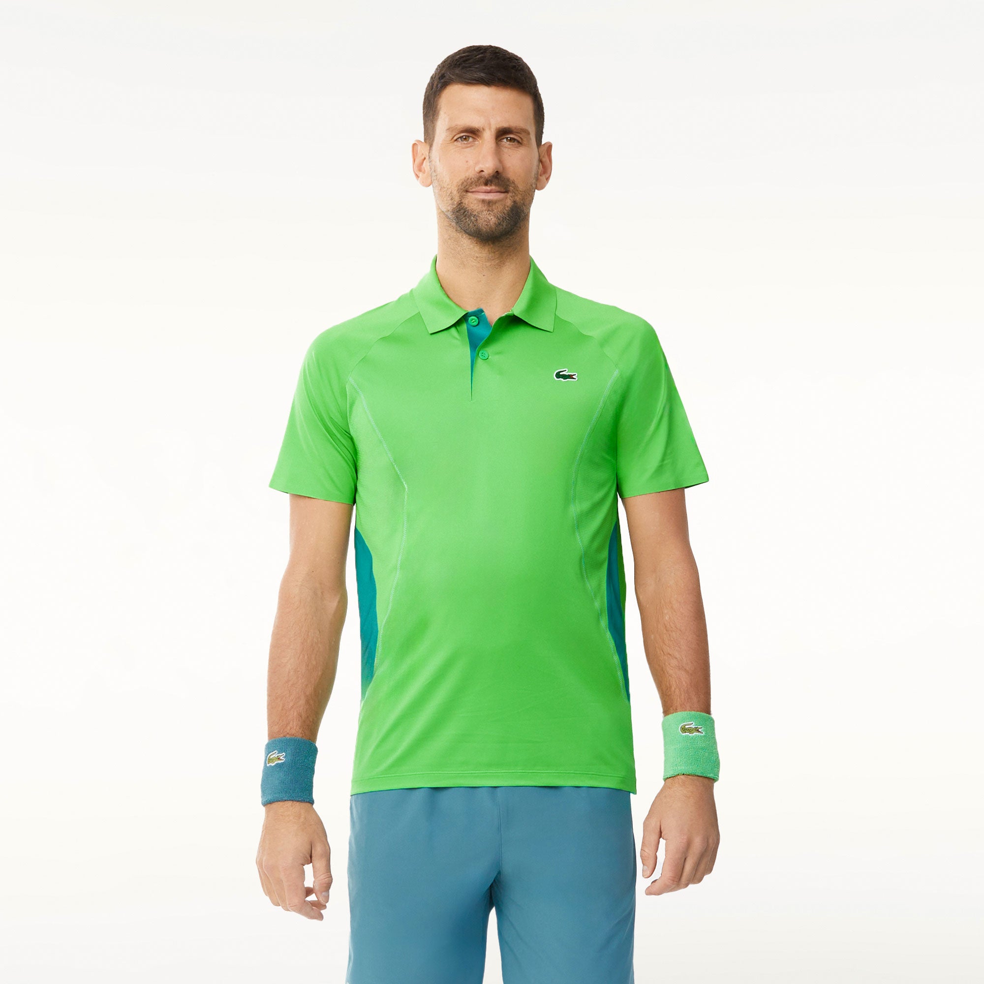 Lacoste x Novak Djokovic Men's Tennis Polo - Green (1)
