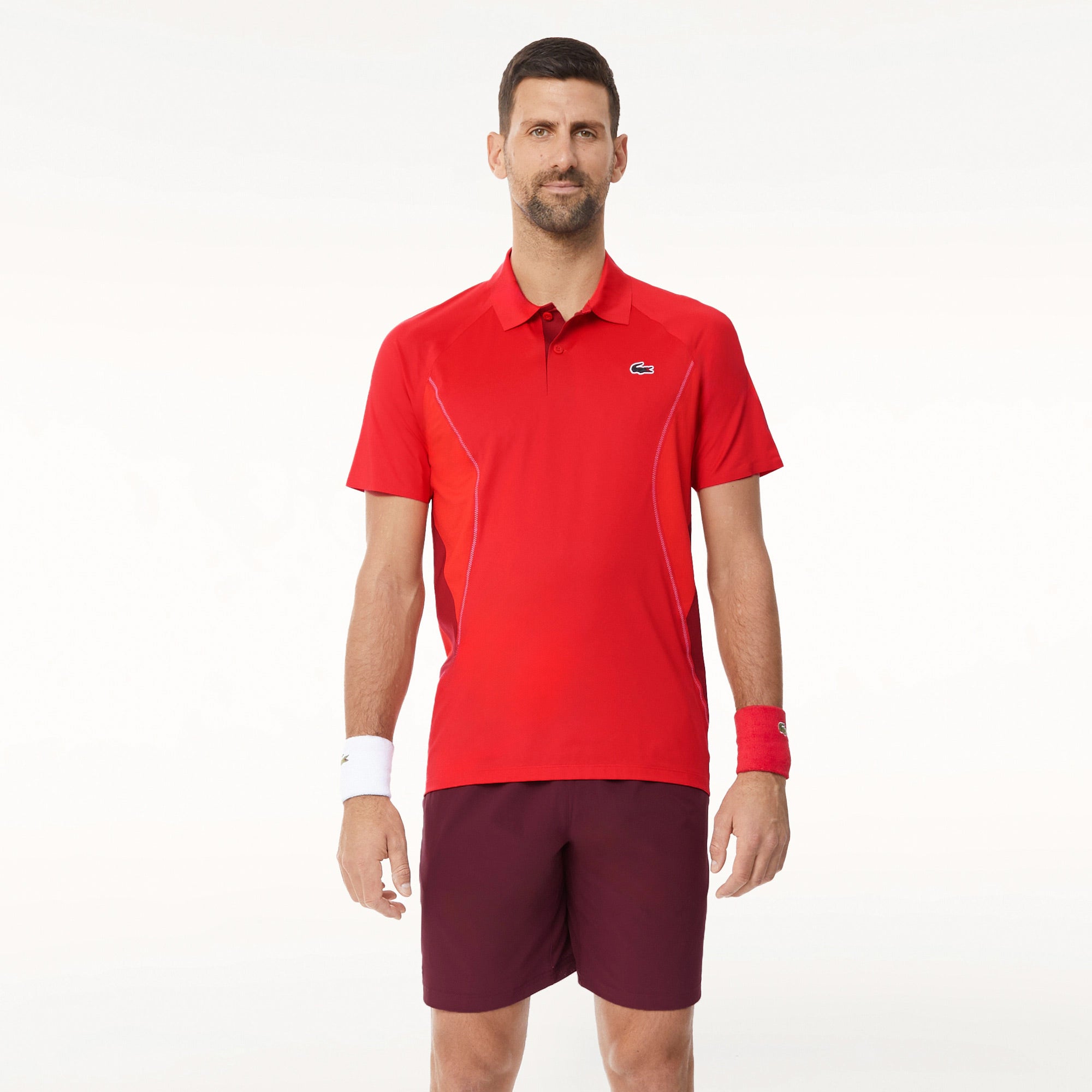 Lacoste x Novak Djokovic Men's Tennis Shorts - Red (1)