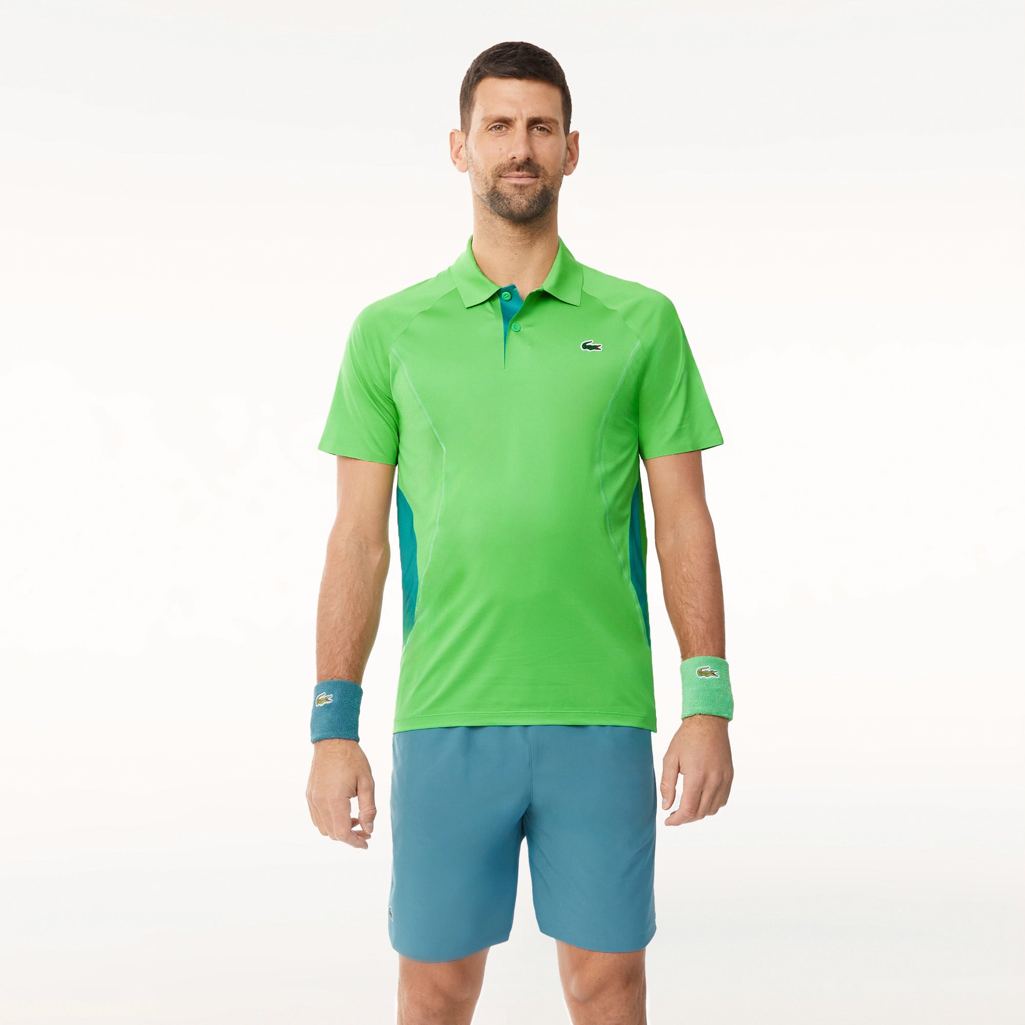 Lacoste x Novak Djokovic Men's Tennis Shorts - Green | Tennis Only