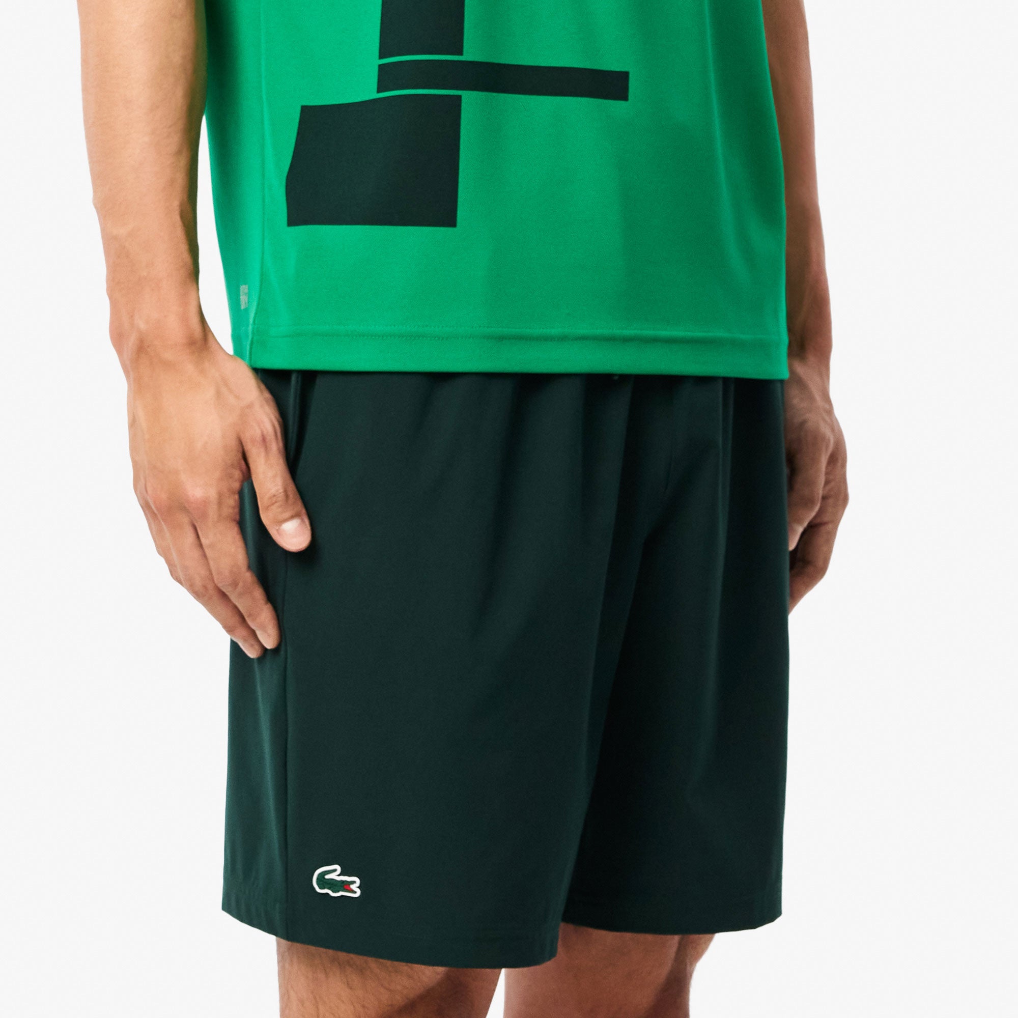 Lacoste x Novak Djokovic Men's Tennis Shorts - Green (2)