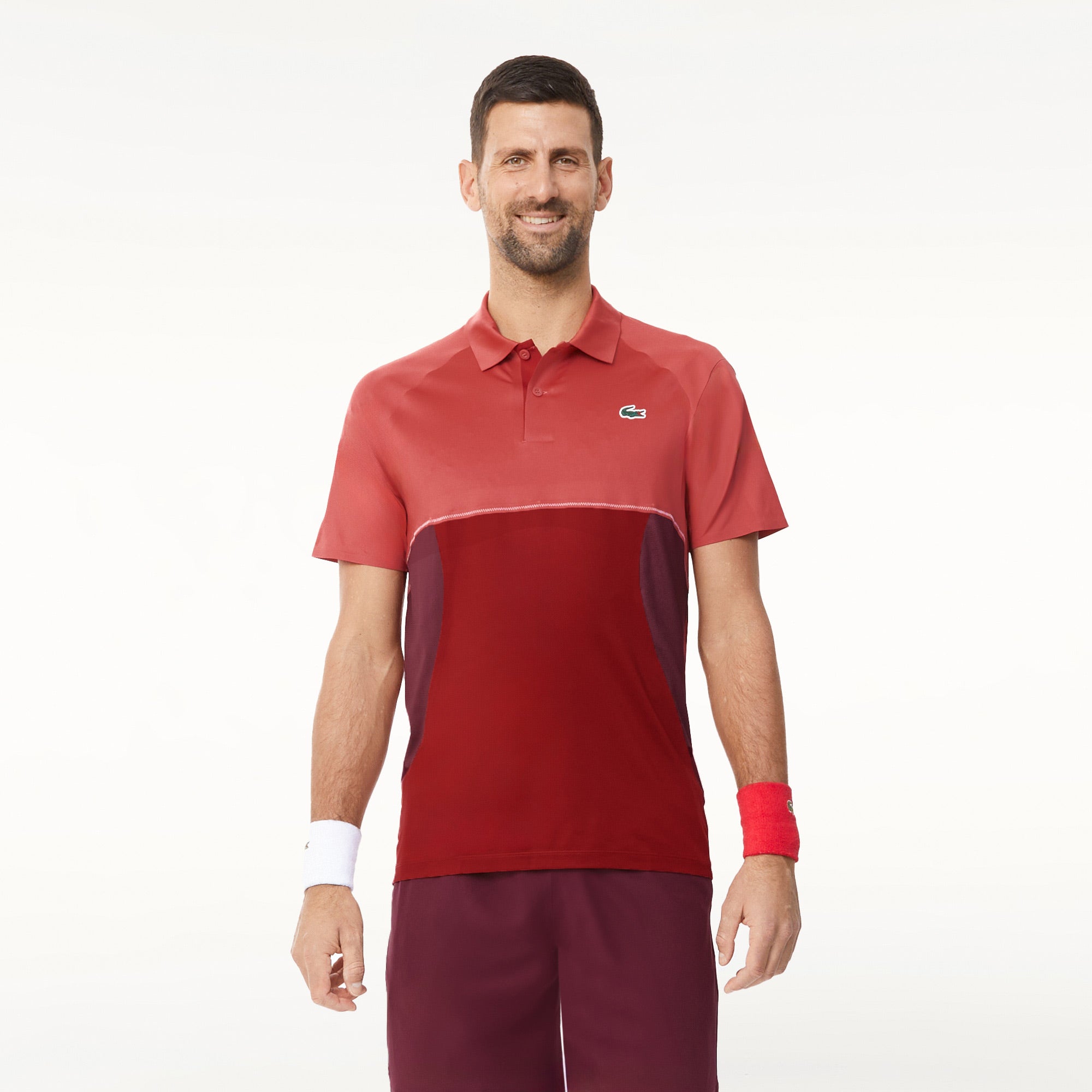 Lacoste x Novak Djokovic Paris Men's Tennis Polo - Red (1)