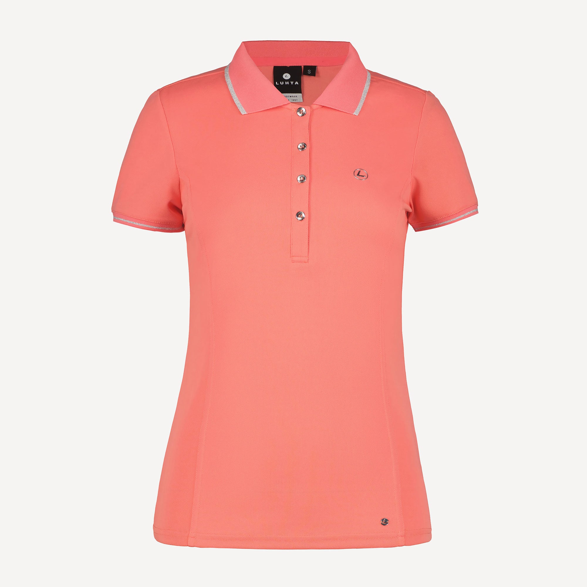 Luhta Kivimaa Women's Tennis Polo - Coral (1)