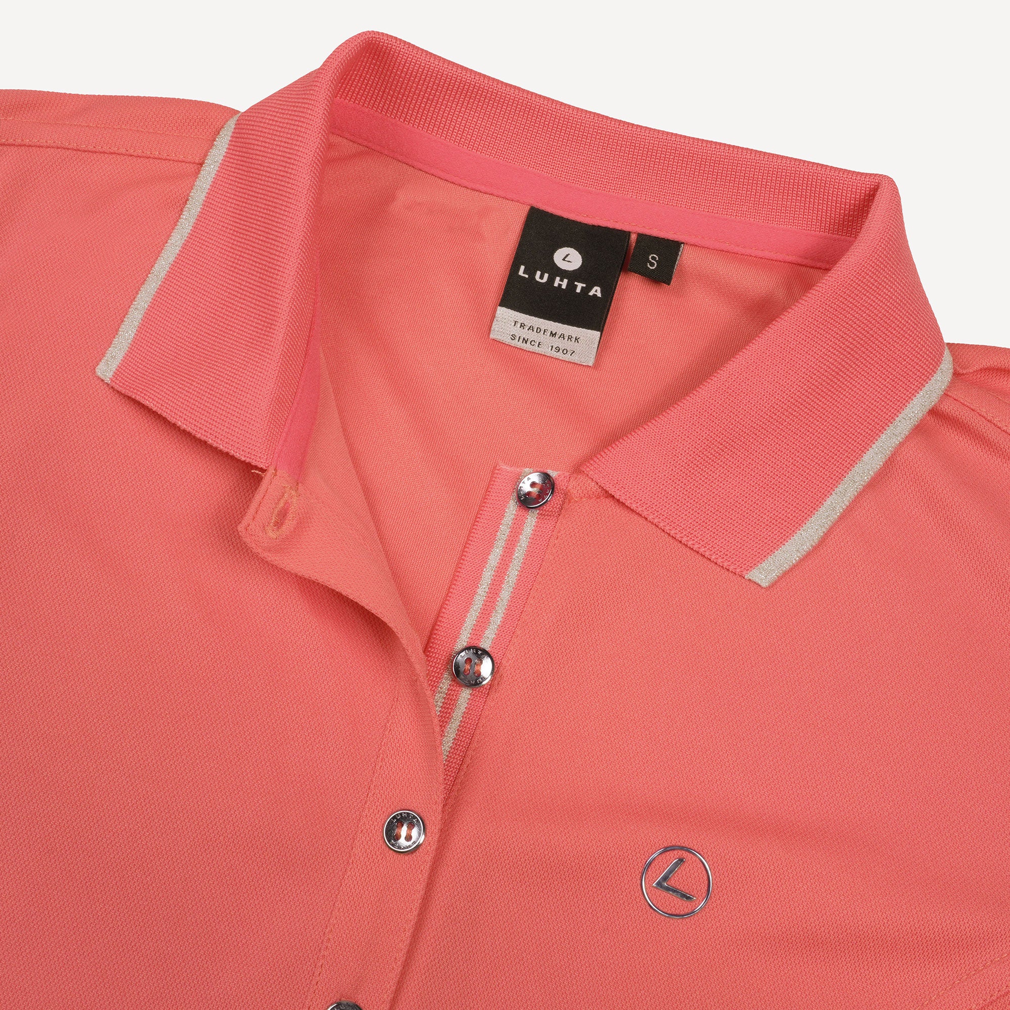 Luhta Kivimaa Women's Tennis Polo - Coral (4)