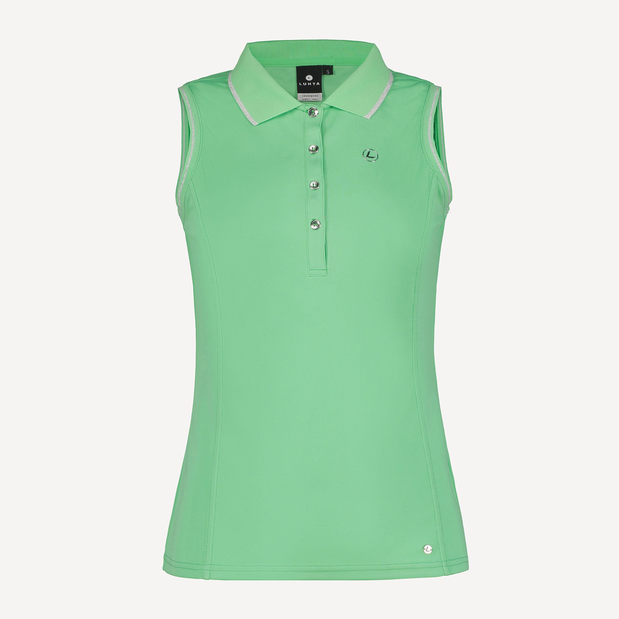 Luhta Kivisaari Women's Sleeveless Tennis Polo - Green (1)