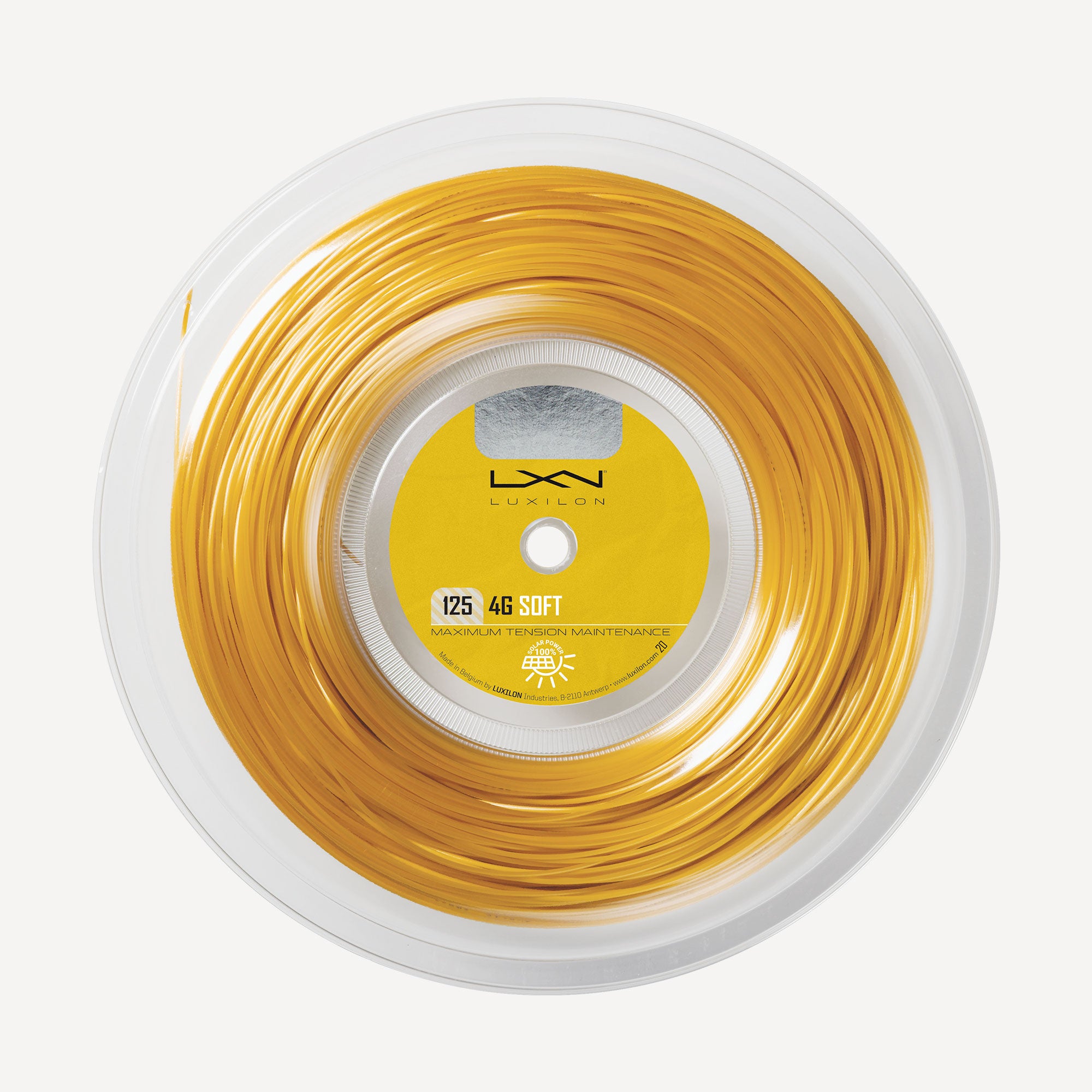 Luxilon 4G Soft Tennis String Reel 200 m - Gold (1)