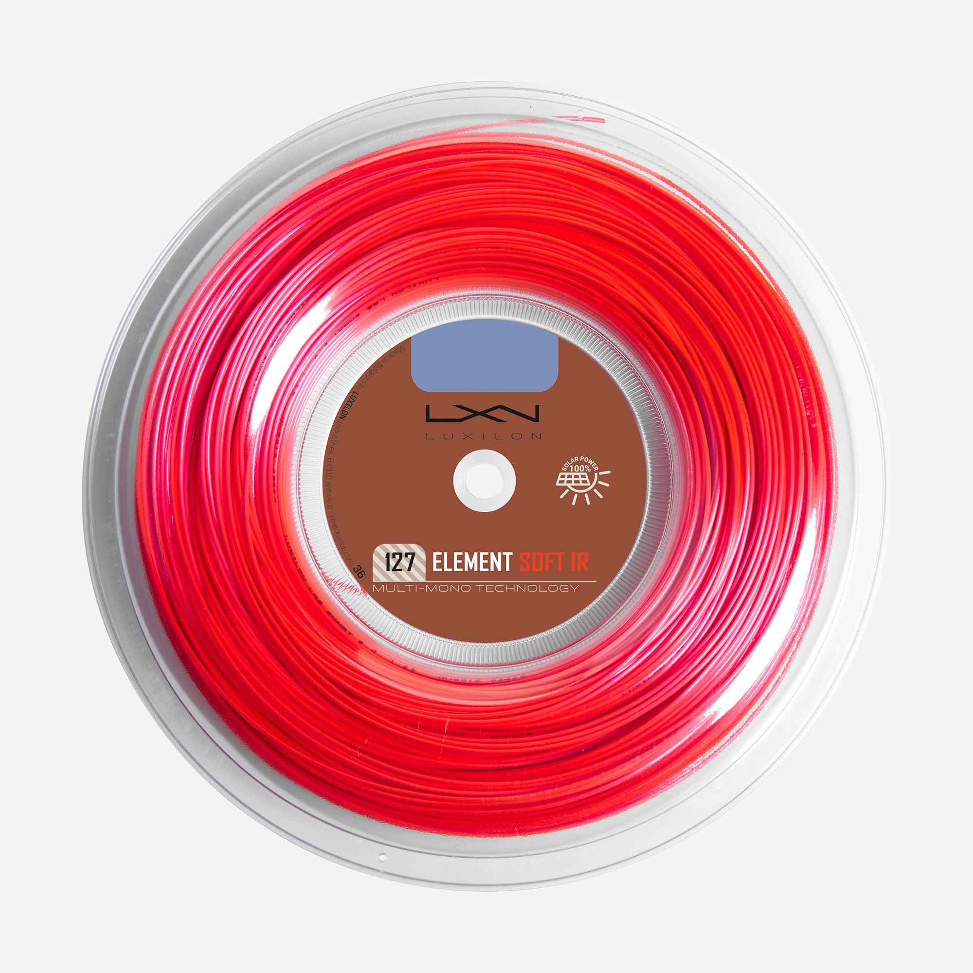 Luxilon Element Soft Tennis String Reel 200m Red (1)