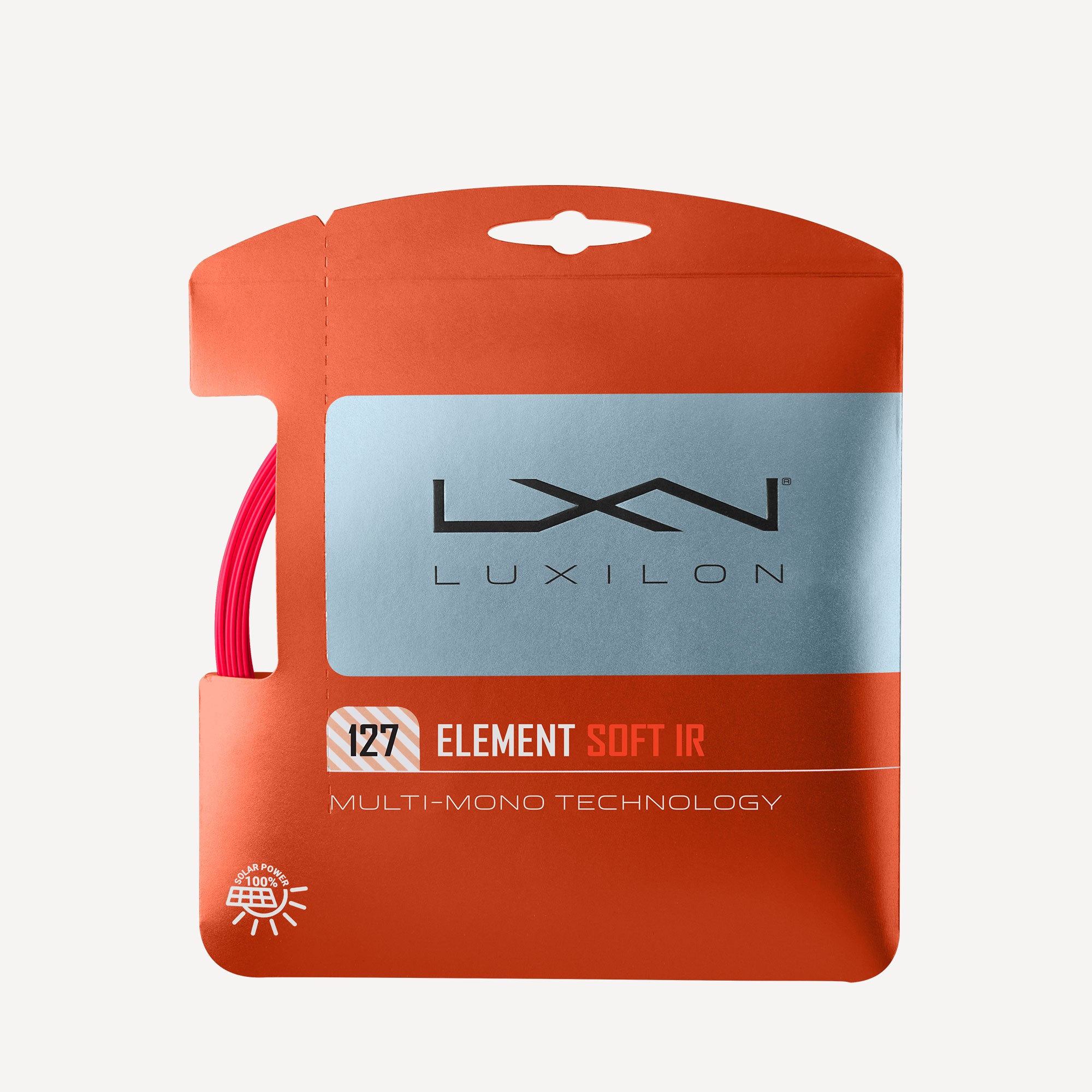 Luxilon Element Soft Tennis String Set 12m Red (1)