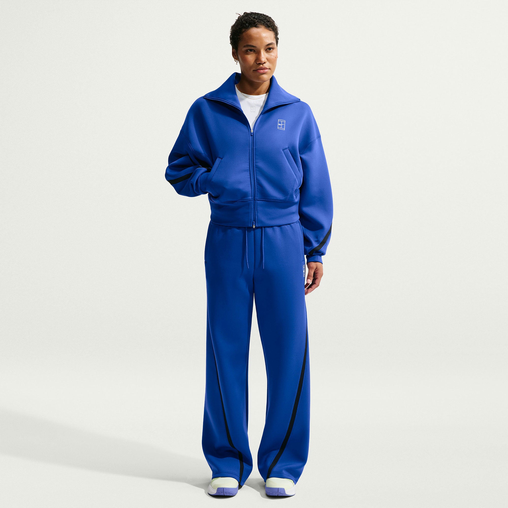 Nike Advantage Women's Dri-FIT Full-Zip Tennis Jacket - Blue (4)