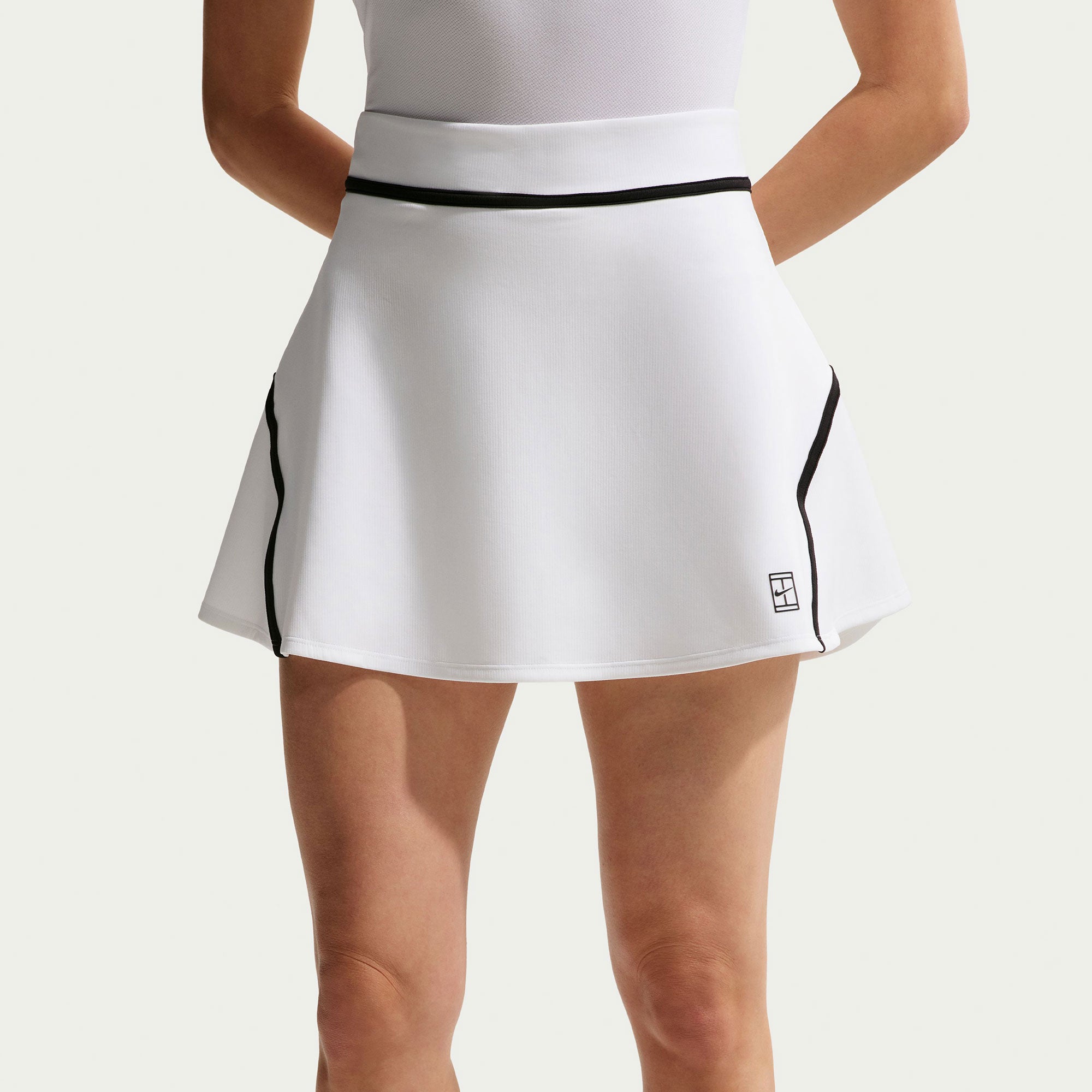 Nike Advantage Women's Dri-FIT High-Waisted Tennis Skirt - White (3)