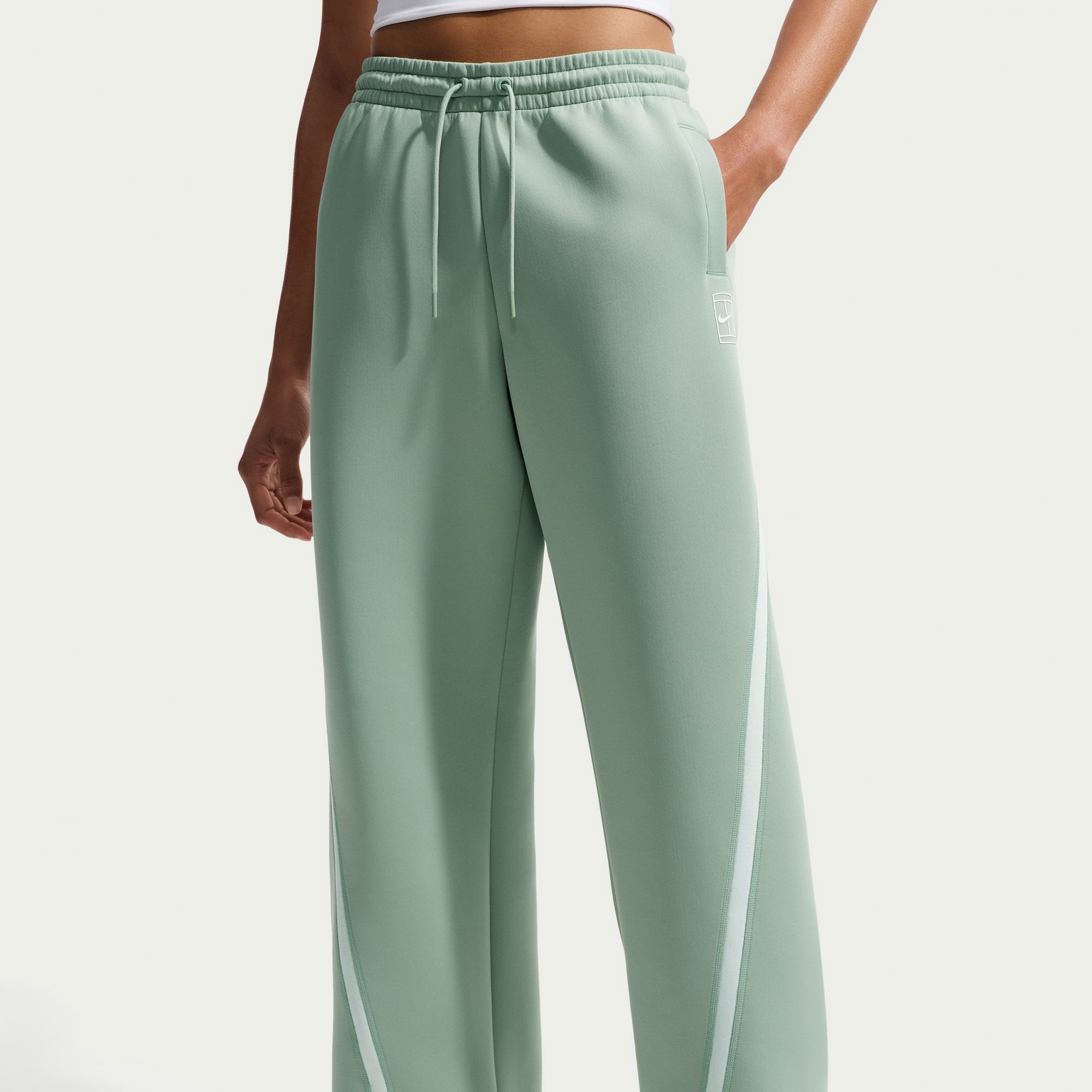 Nike Advantage Women's Dri-FIT Mid-Rise Tennis Pants - Green (2)