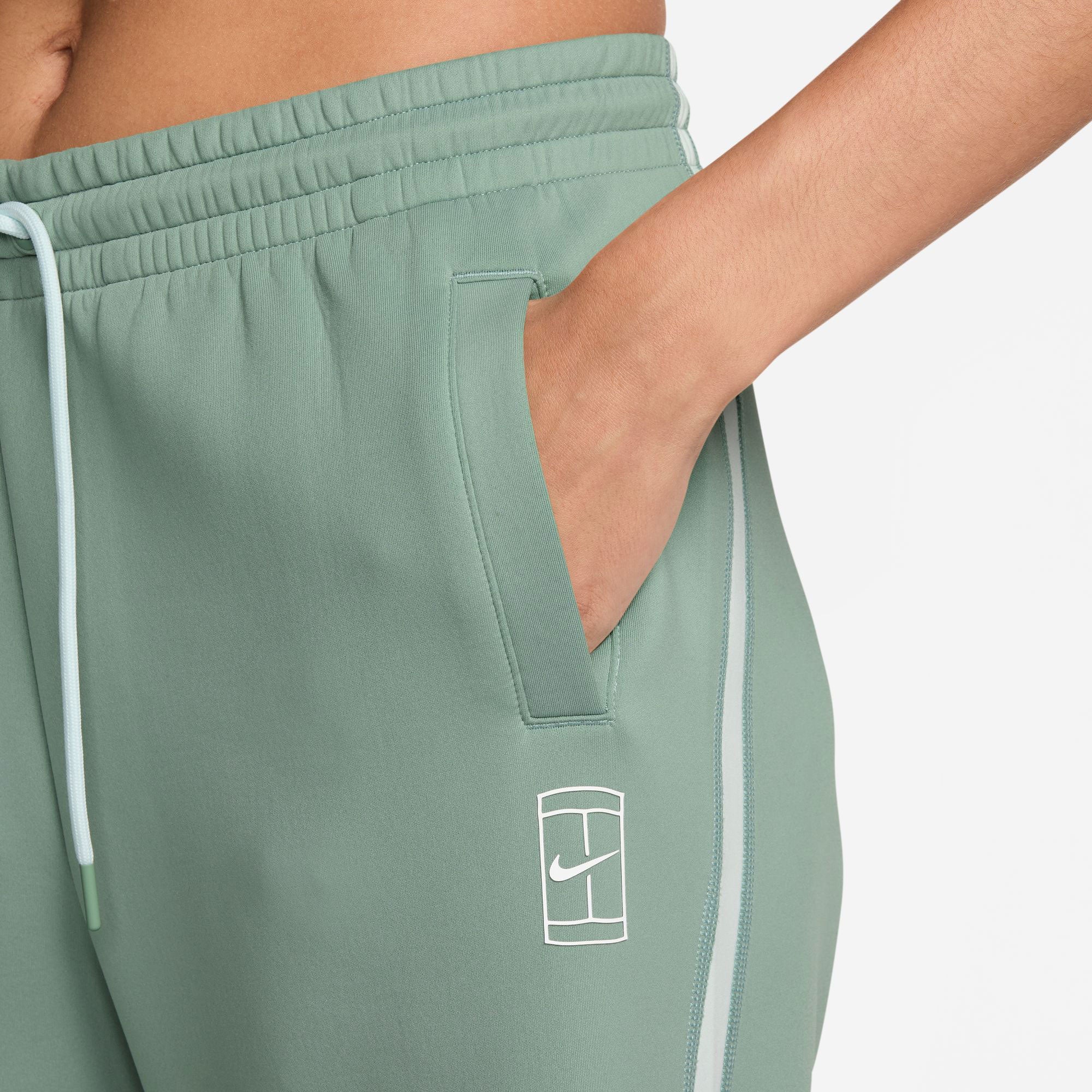 Nike Advantage Women's Dri-FIT Mid-Rise Tennis Pants - Green (3)