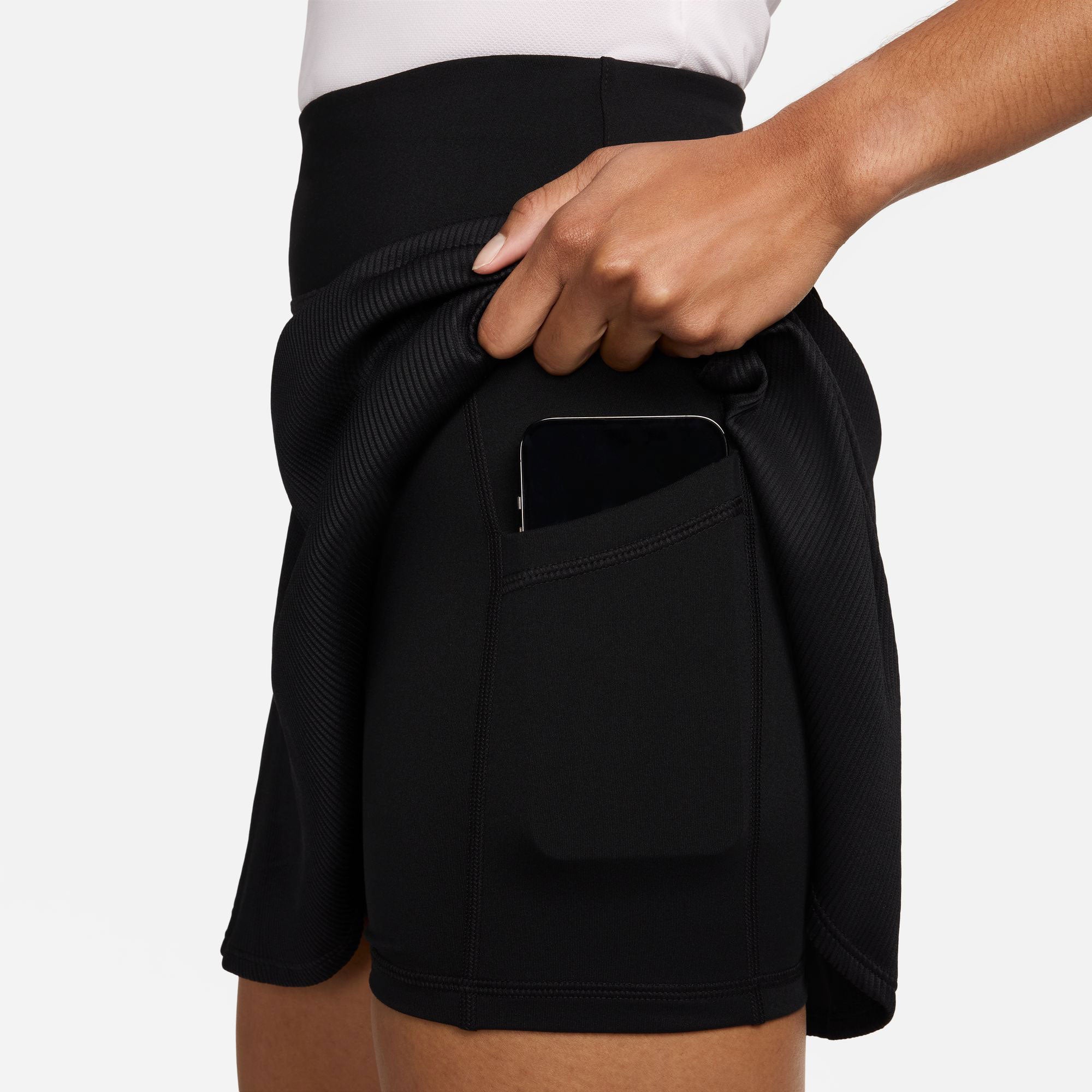 Nike Advantage Women's Dri-FIT Regular Tennis Skirt - Black (5)
