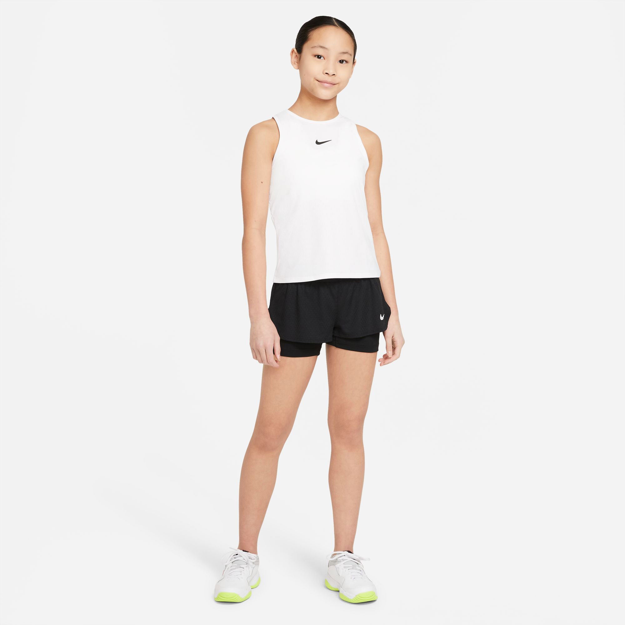 NikeCourt Victory Girls' Dri-FIT Tennis Tank - White (5)