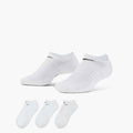 Nike Cushioned Dri-FIT Training No-Show Socks (3 Pair) - White (1)