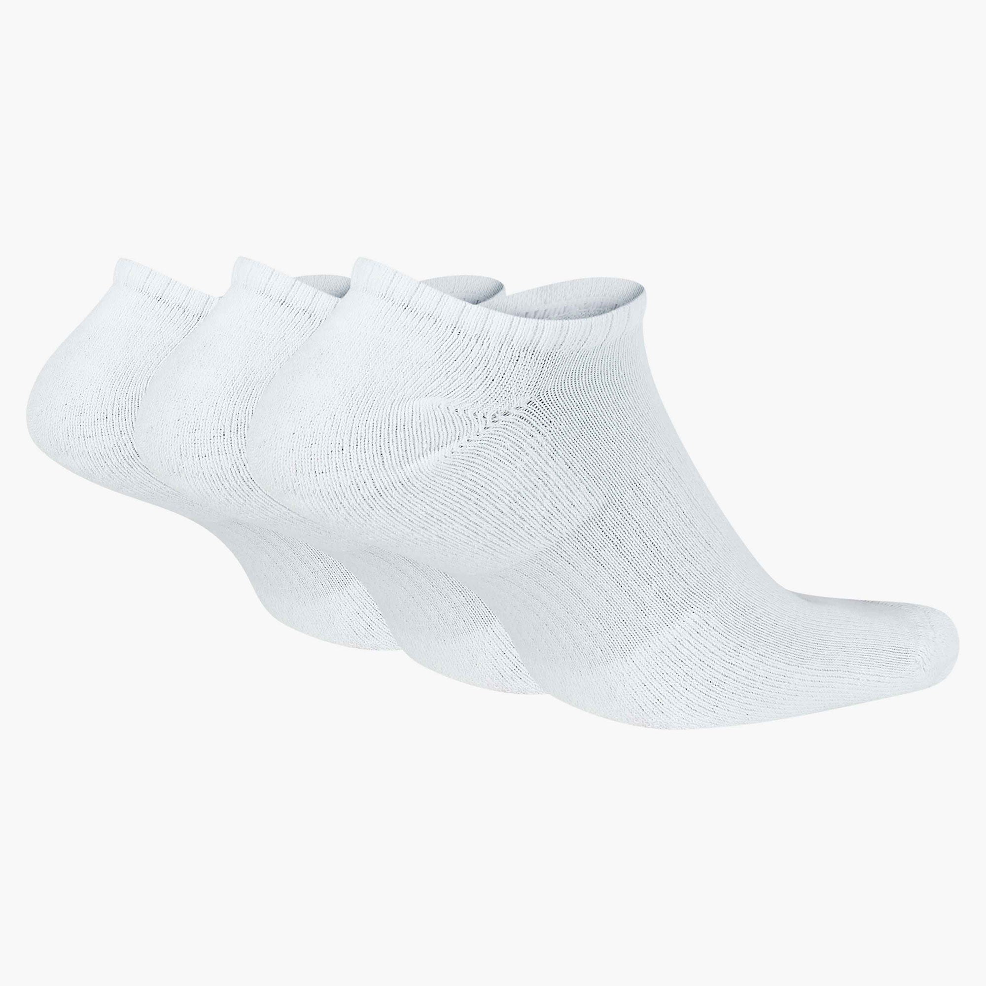 Nike Cushioned Dri-FIT Training No-Show Socks (3 Pair) - White (2)