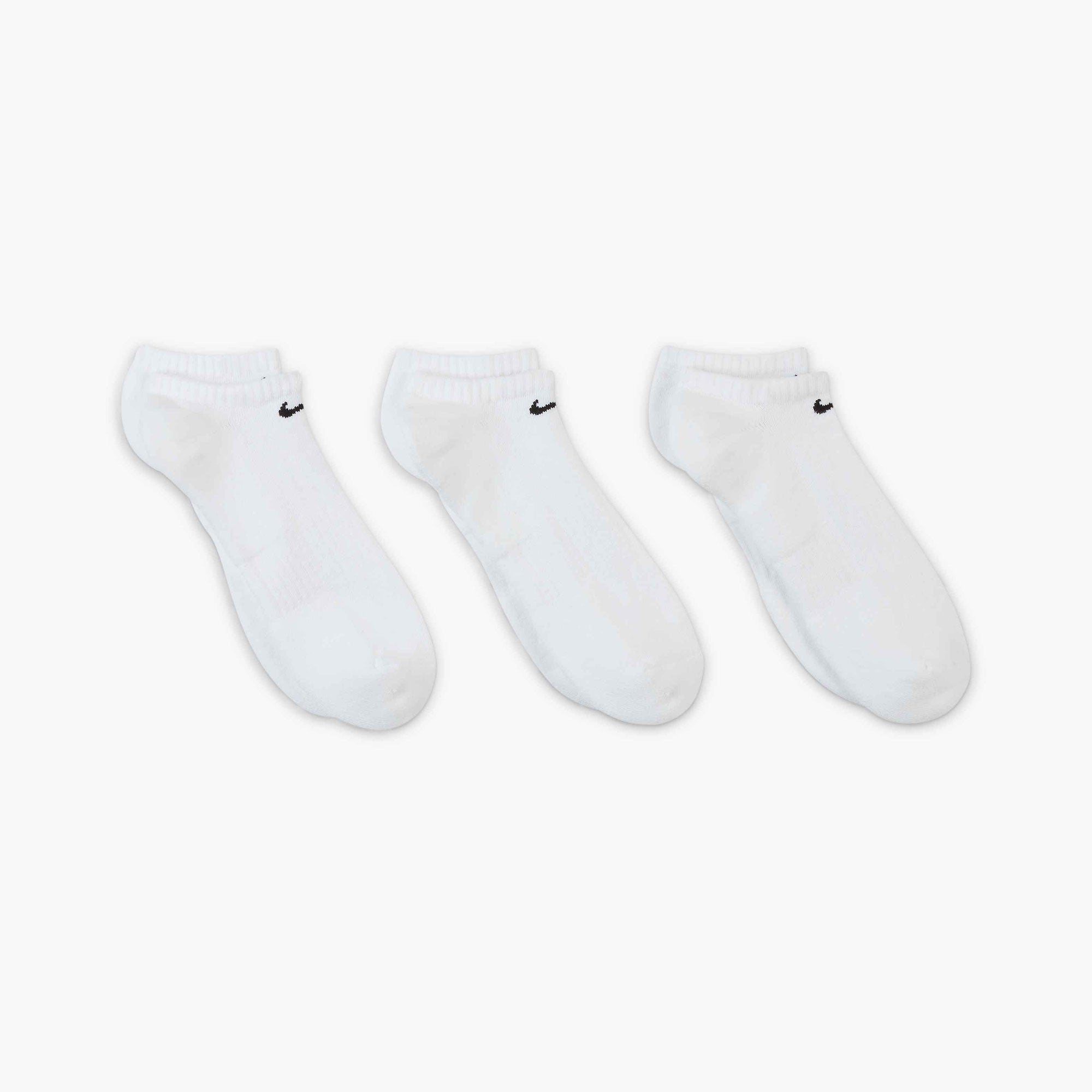 Nike Cushioned Dri-FIT Training No-Show Socks (3 Pair) - White (4)