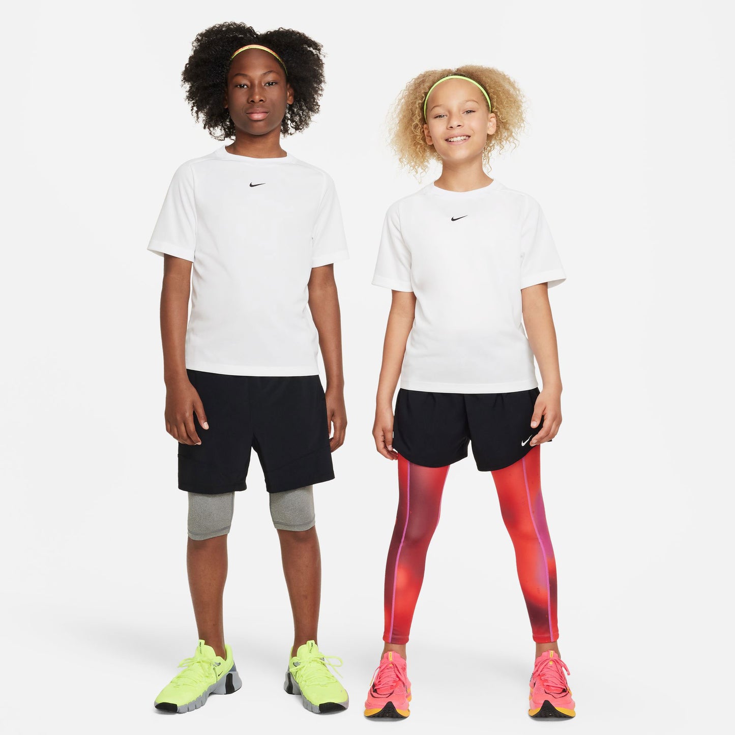 Nike Dri-FIT Multi Boys' Short Sleeve Shirt White (4)
