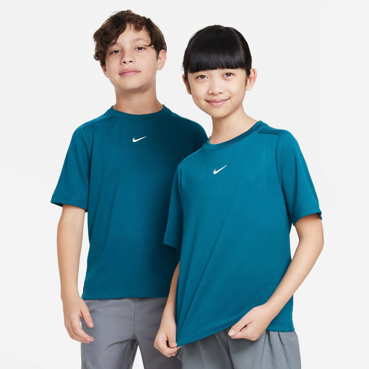 Nike Dri-FIT Multi Boys' Short Sleeve Shirt Green (1)