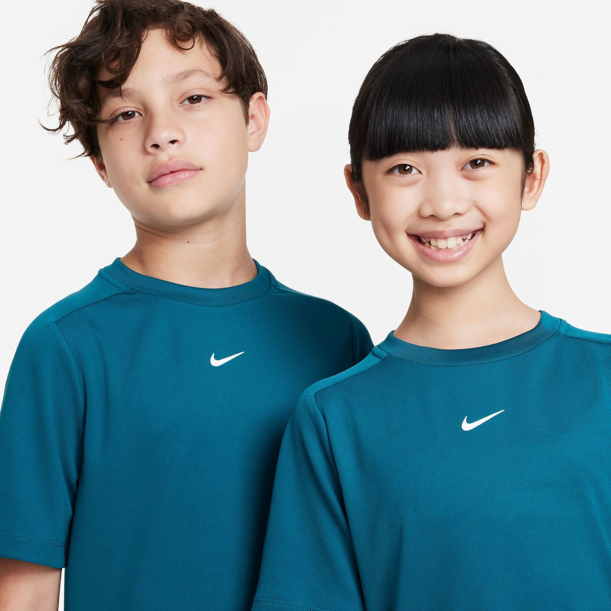 Nike Dri-FIT Multi Boys' Short Sleeve Shirt Green (3)