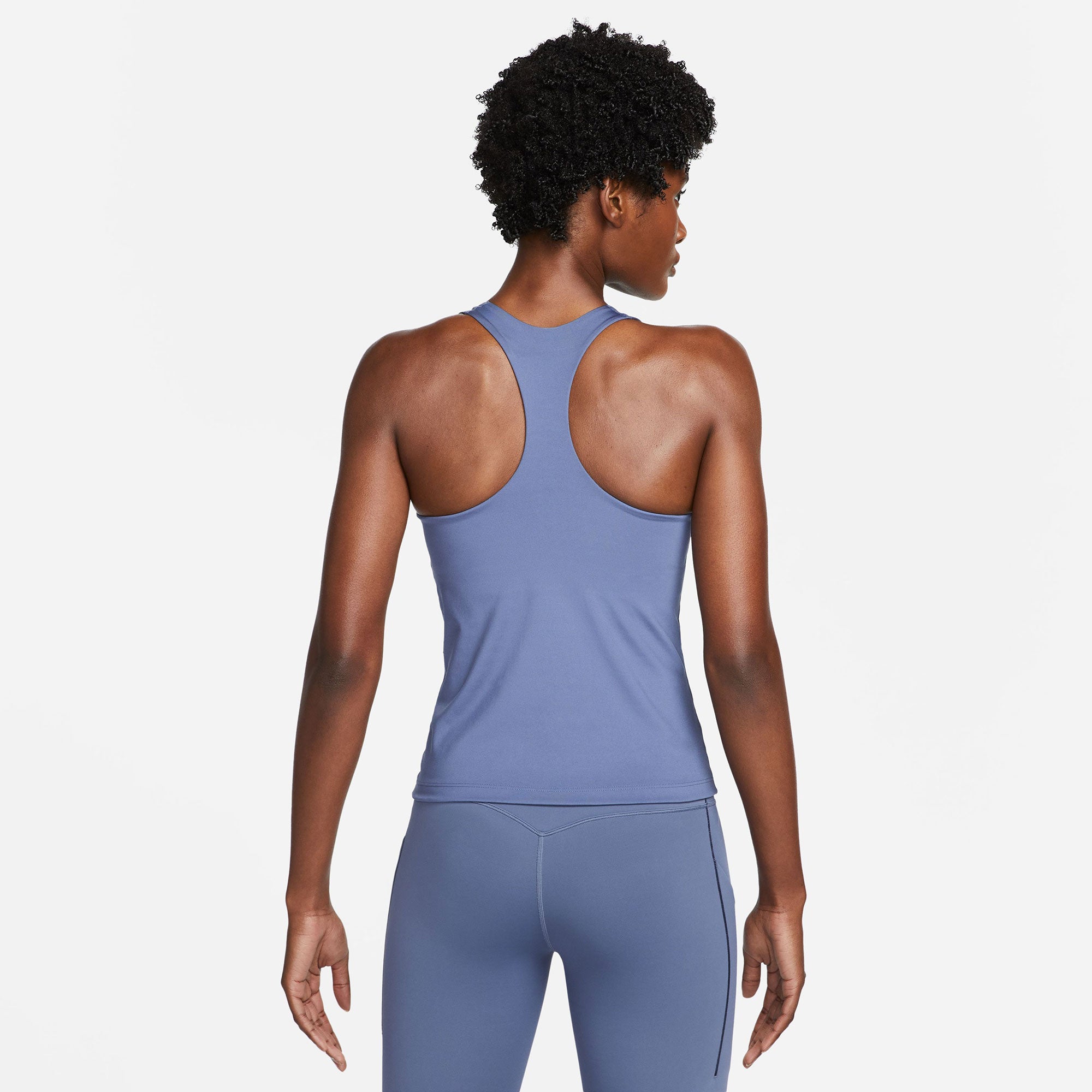 Nike Dri-FIT Swoosh Women's Bra Tank Blue (2)