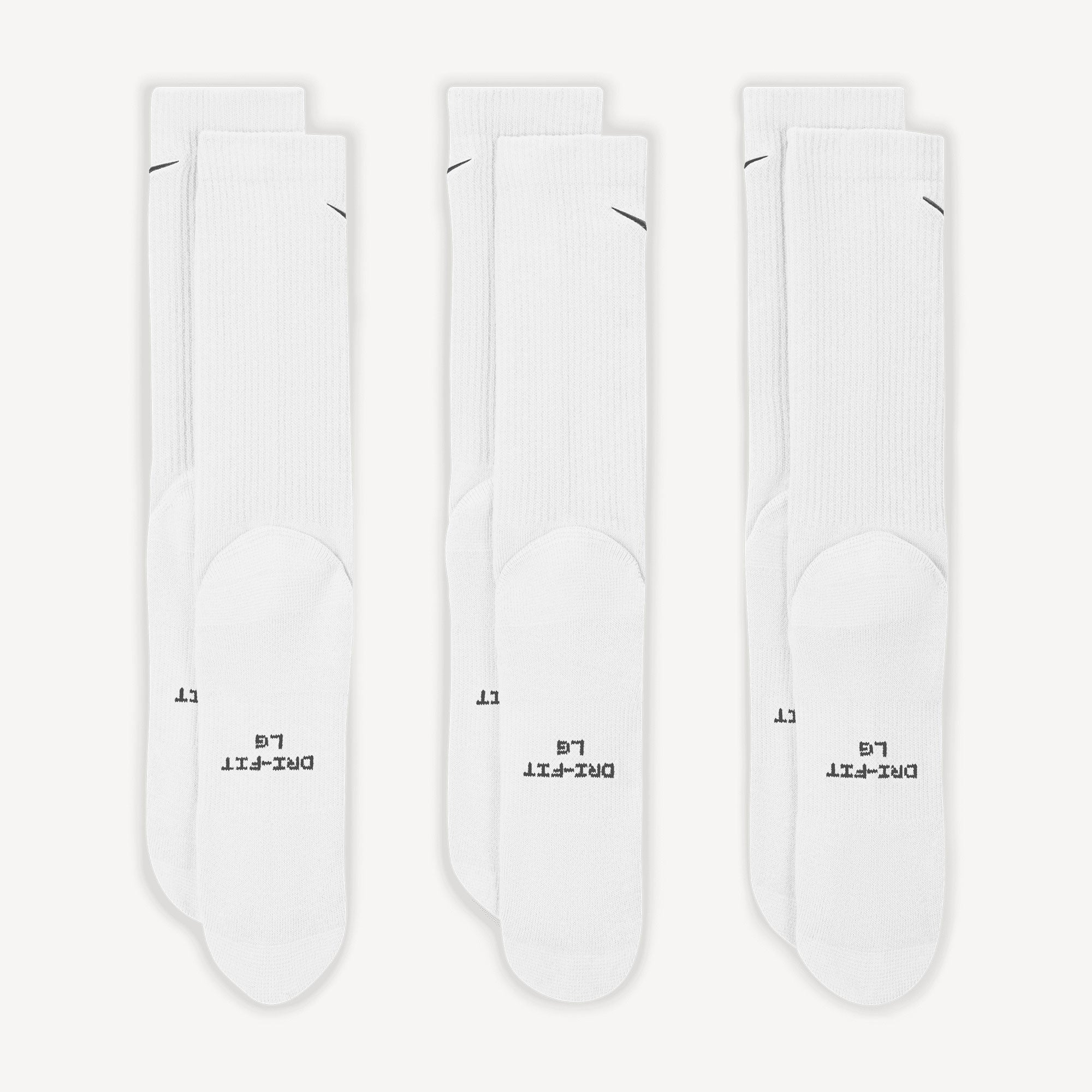 Nike Everyday Crew Socks - White (3)