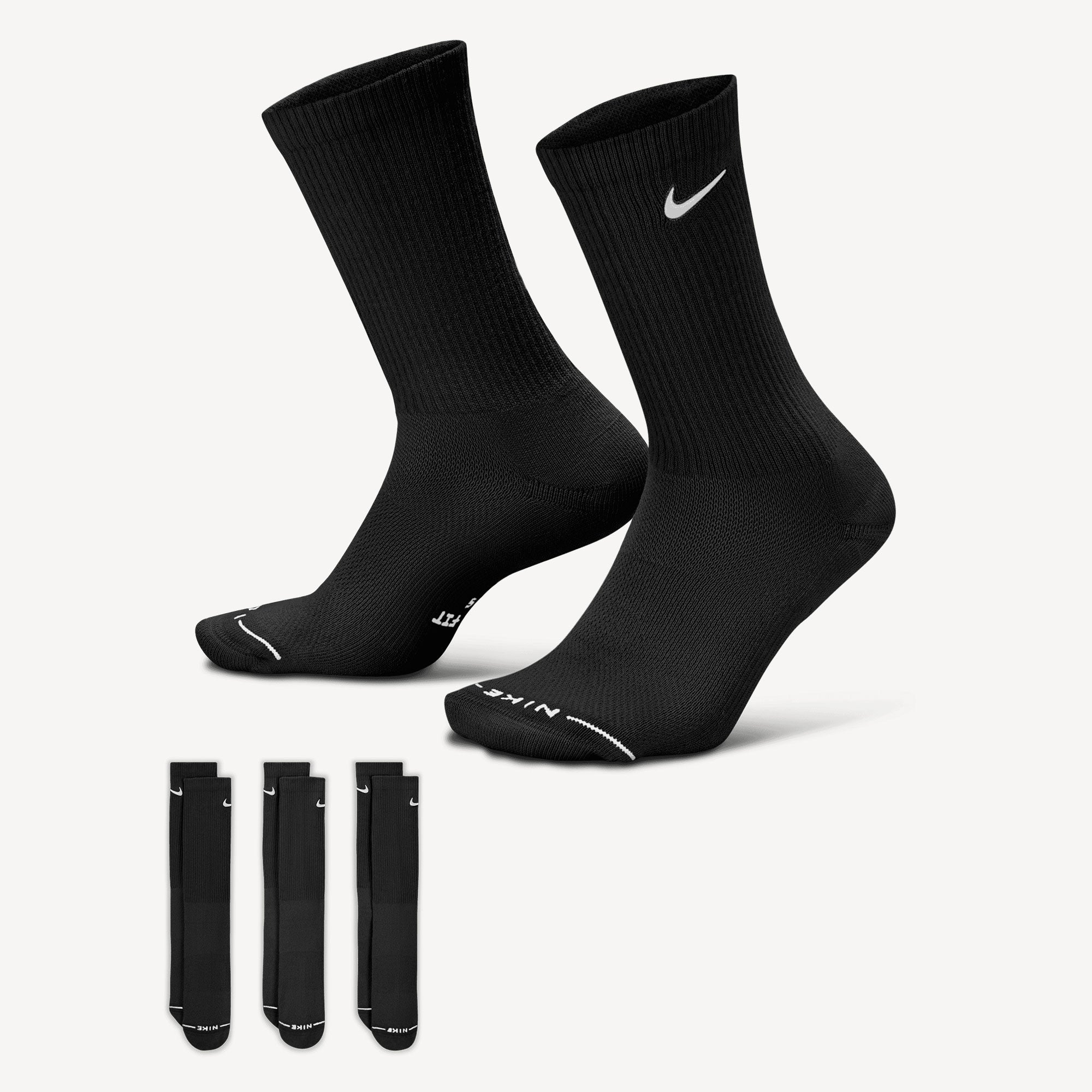 Nike Everyday Crew Socks - Black (1)