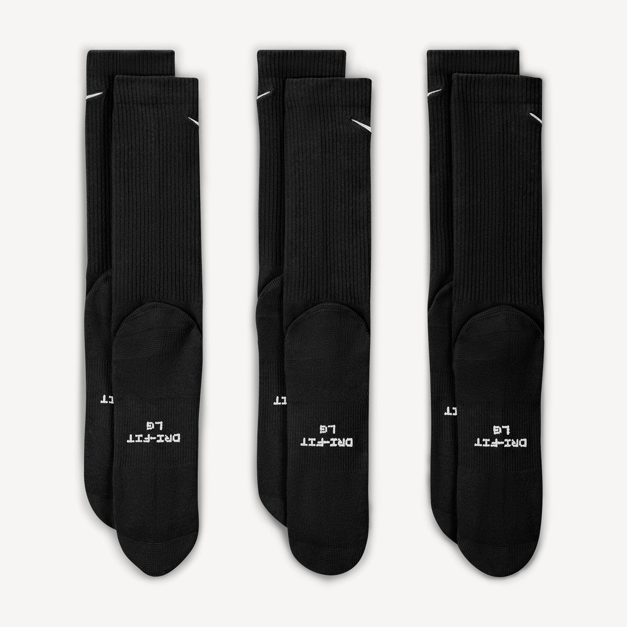 Nike Everyday Crew Socks - Black (3)