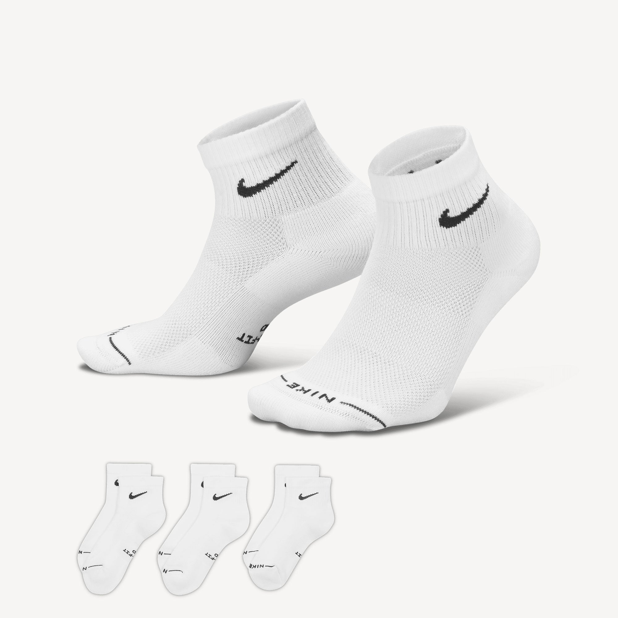 Nike Everyday Elevated Ankle Socks - White (1)