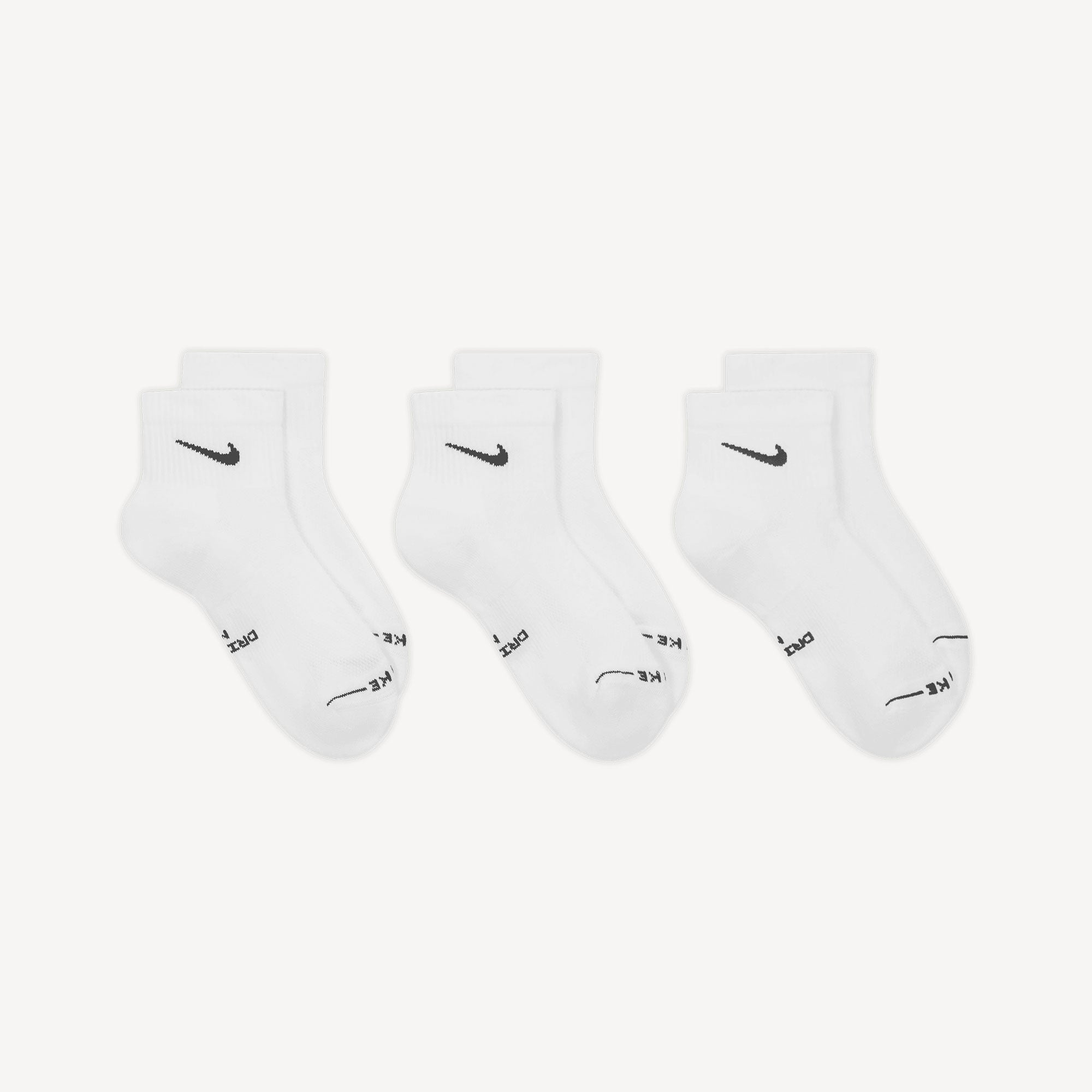 Nike Everyday Elevated Ankle Socks - White (3)