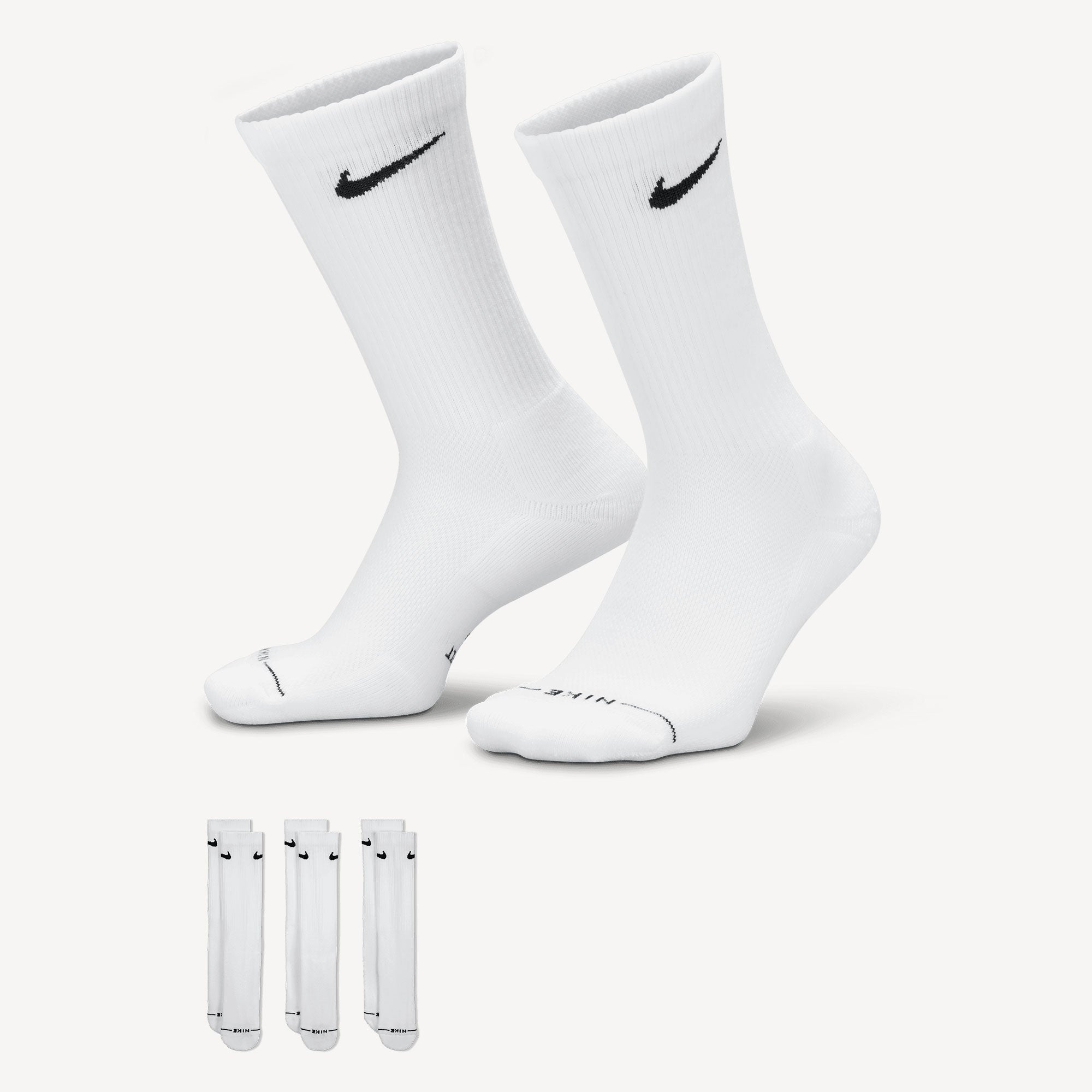 Nike Everyday Elevated Crew Socks - White (1)
