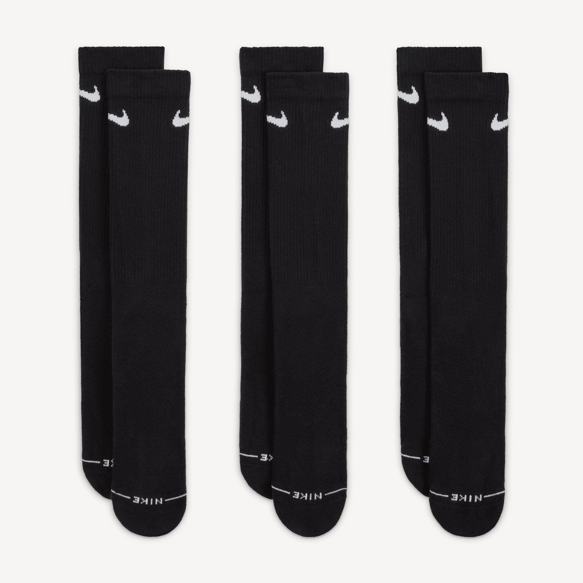 Nike Everyday Elevated Crew Socks - Black (2)