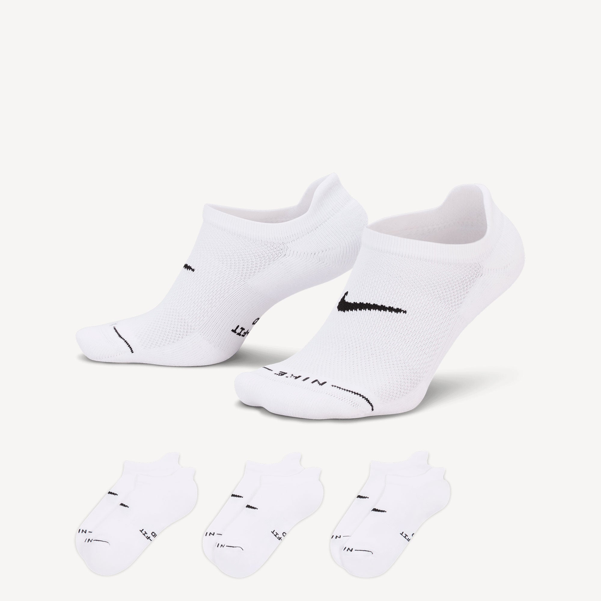 Nike Everyday Elevated No-Show Socks - White (1)