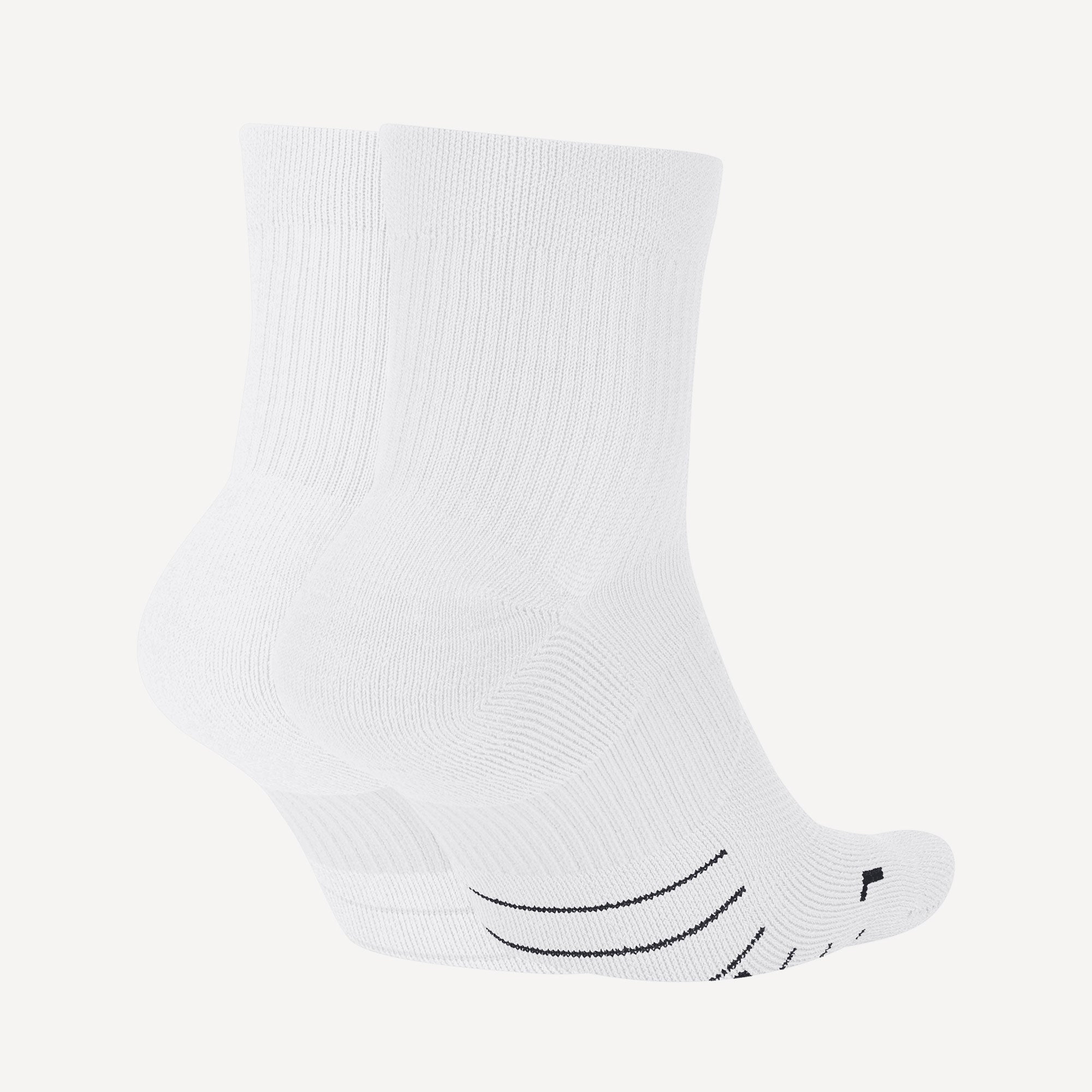 Nike Multiplier Ankle Socks (2 Pair) - White (2)