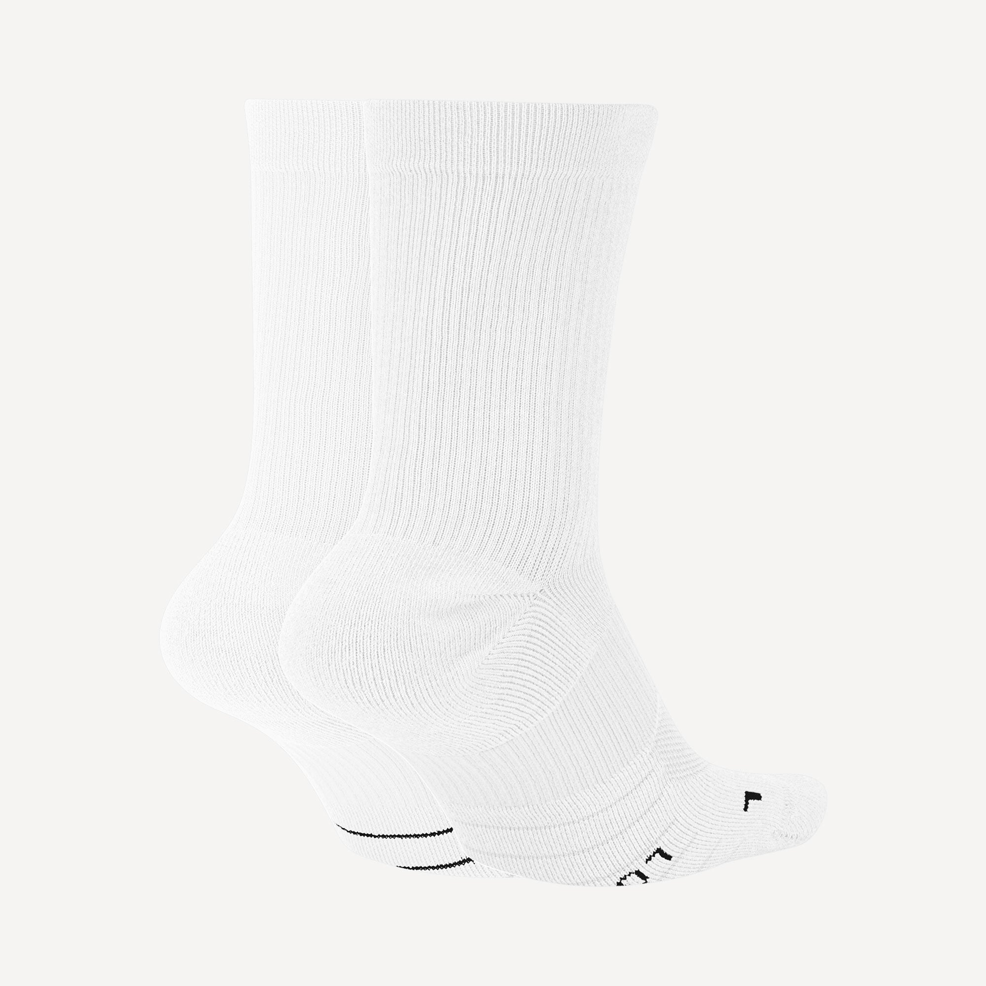 Nike Multiplier Crew Socks (2 Pair) - White (2)