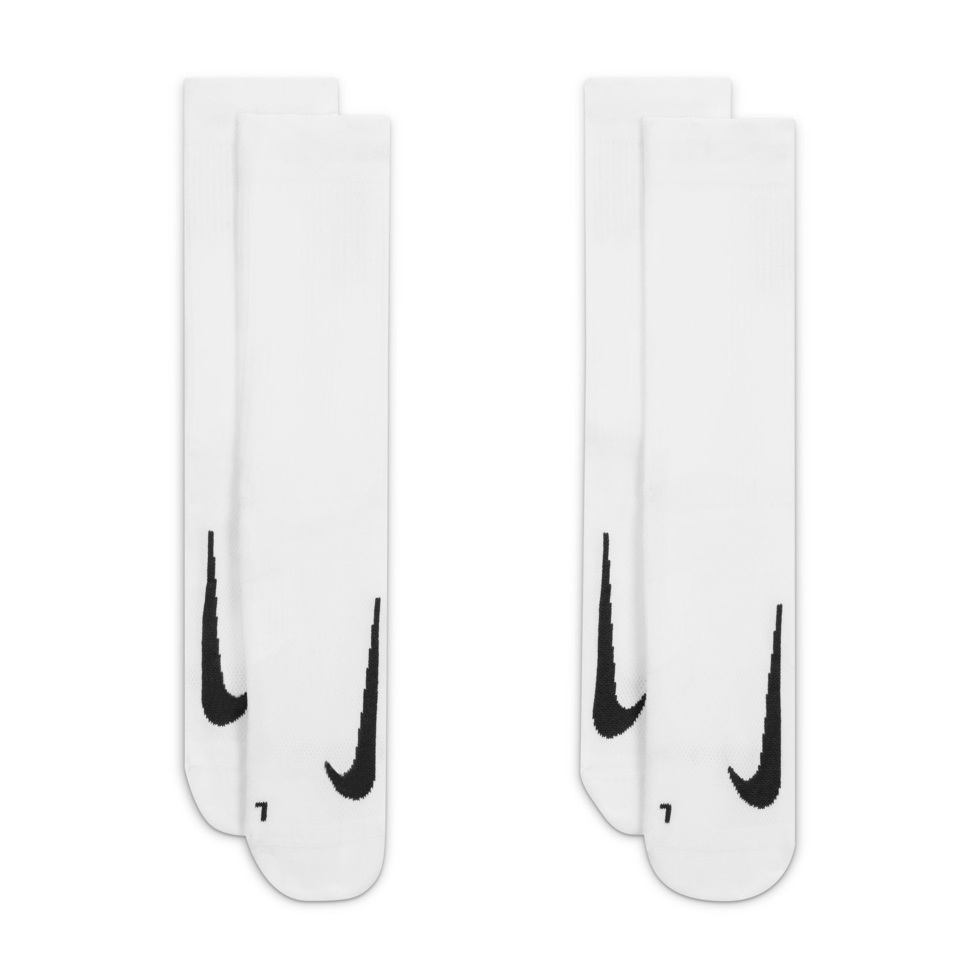 Nike Multiplier Crew Socks (2 Pair) - White (3)
