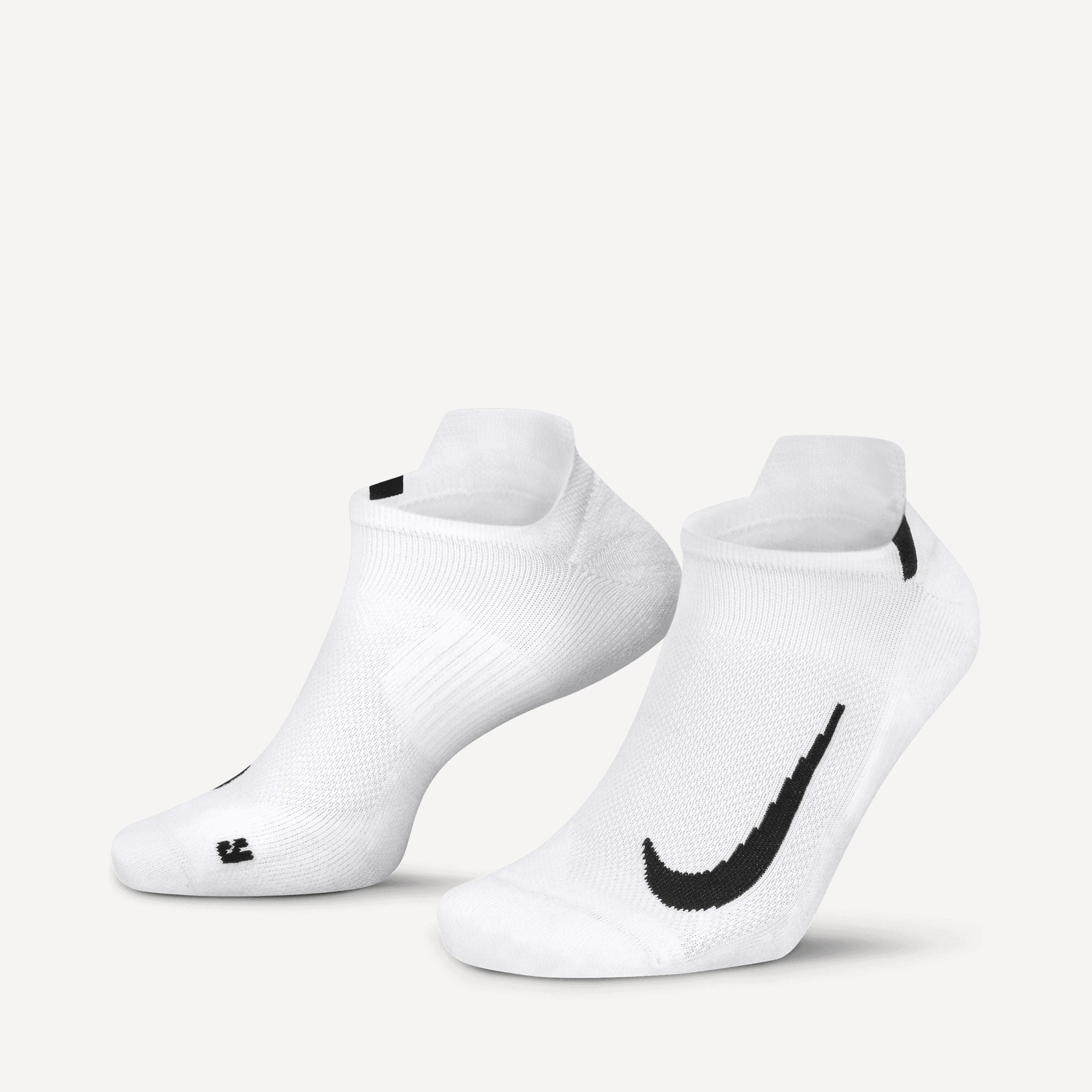 Nike Multiplier No-Show Socks (2 Pair) - White (1)