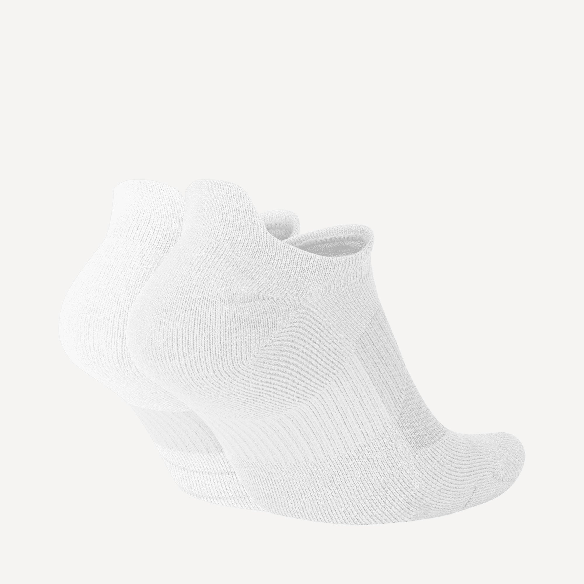 Nike Multiplier No-Show Socks (2 Pair) - White (2)