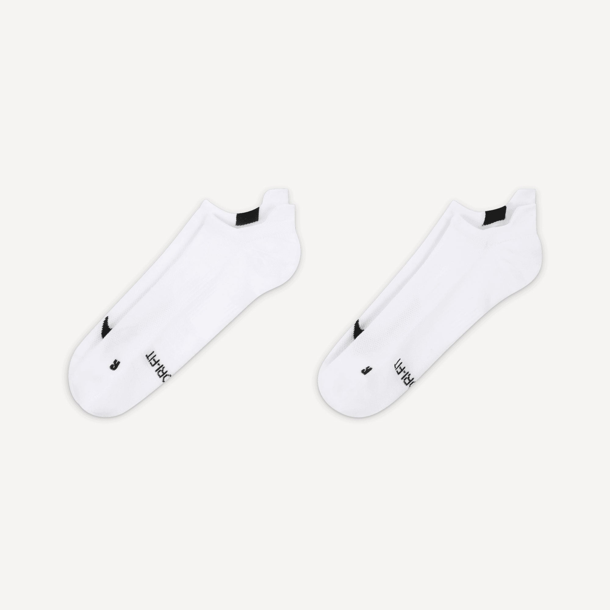 Nike Multiplier No-Show Socks (2 Pair) - White (3)