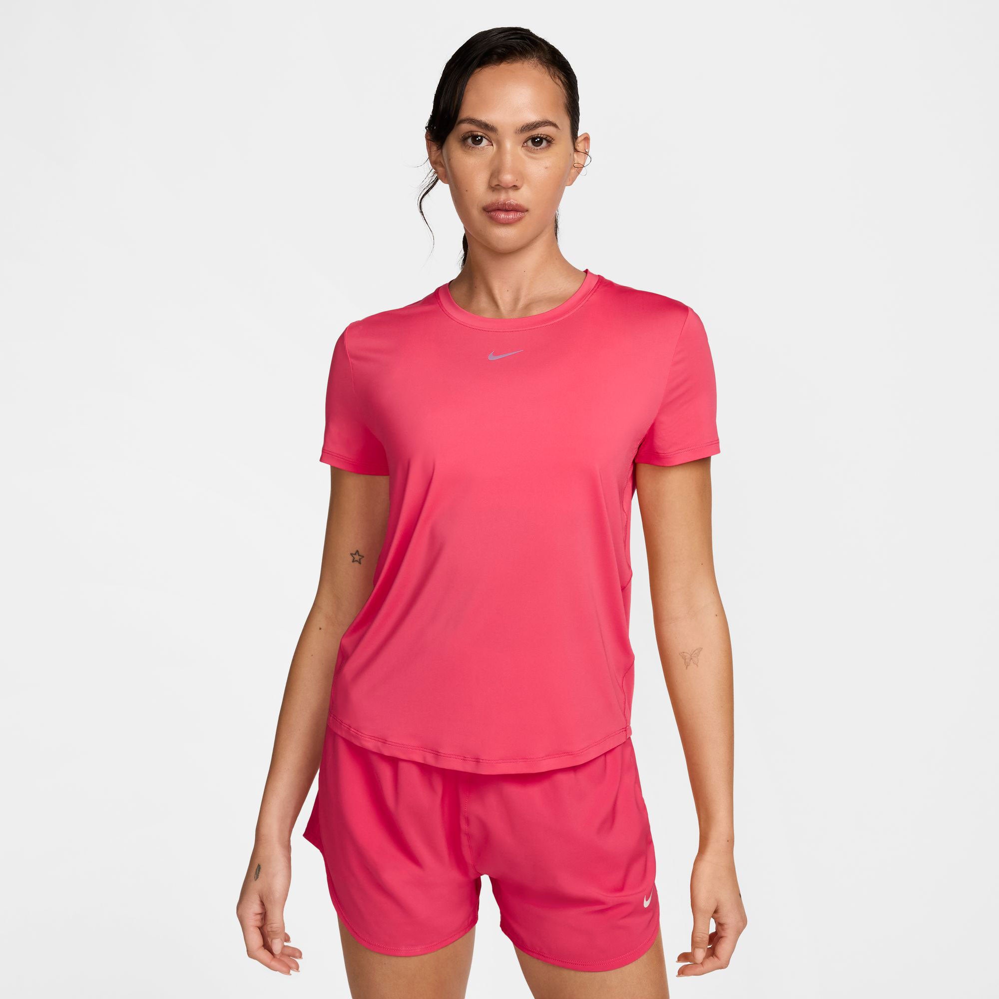Nike One Classic Women's Dri-FIT Shirt - Pink (1)