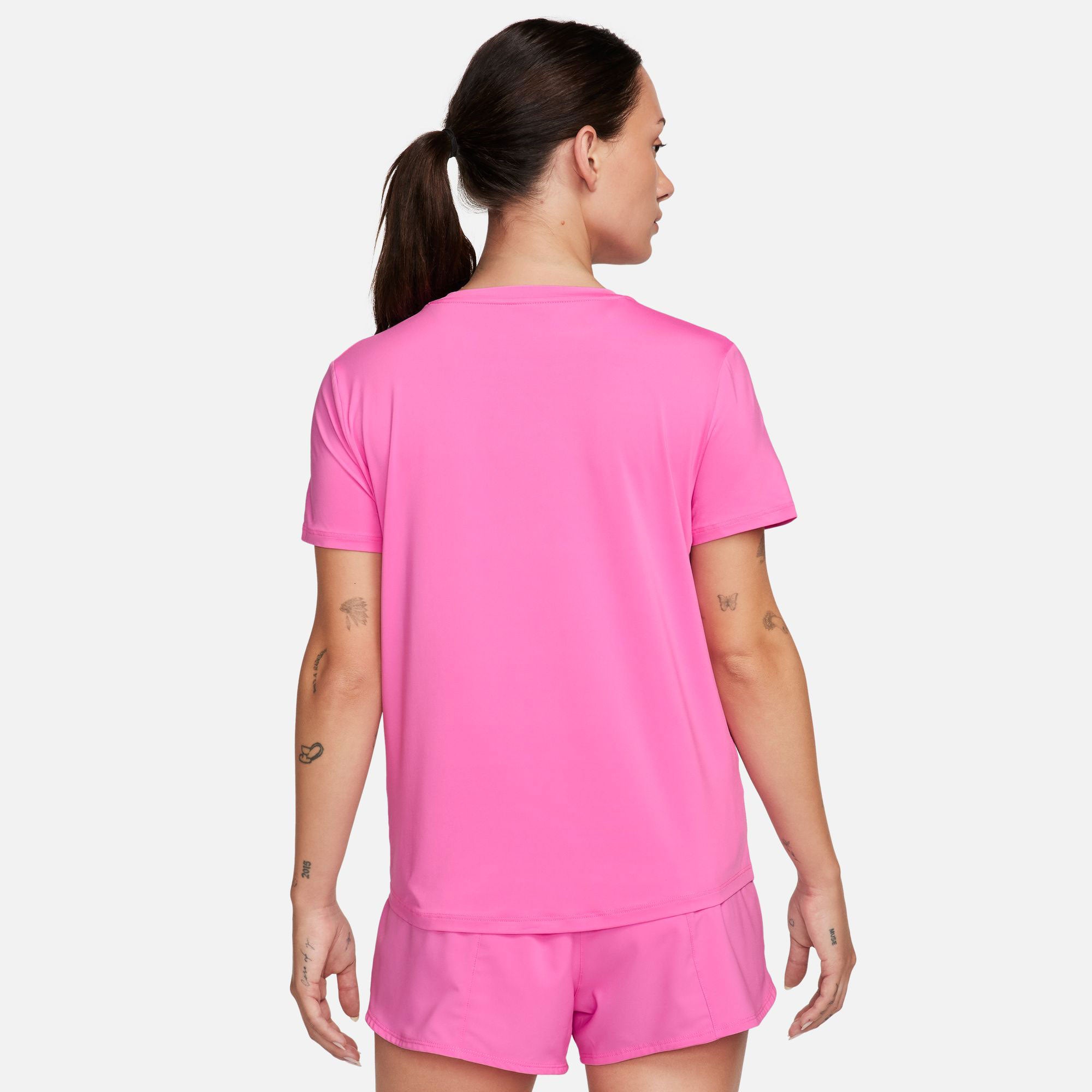 Nike One Classic Women's Dri-FIT Shirt - Pink (2)