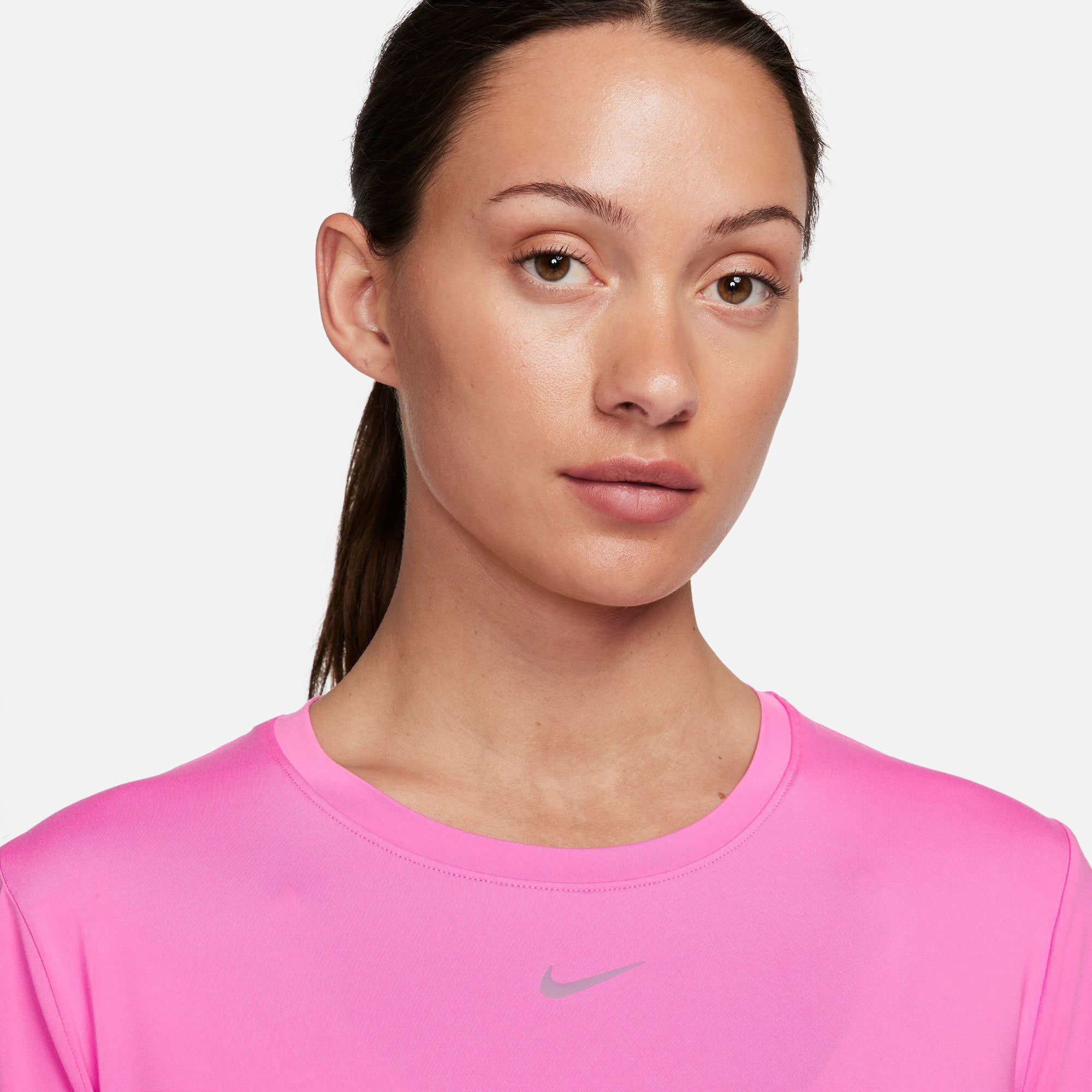Nike One Classic Women's Dri-FIT Shirt - Pink (3)