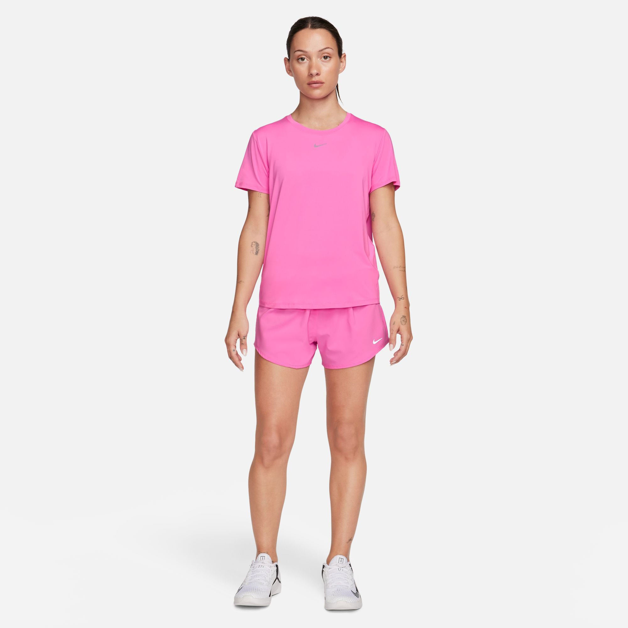 Nike One Classic Women's Dri-FIT Shirt - Pink (4)